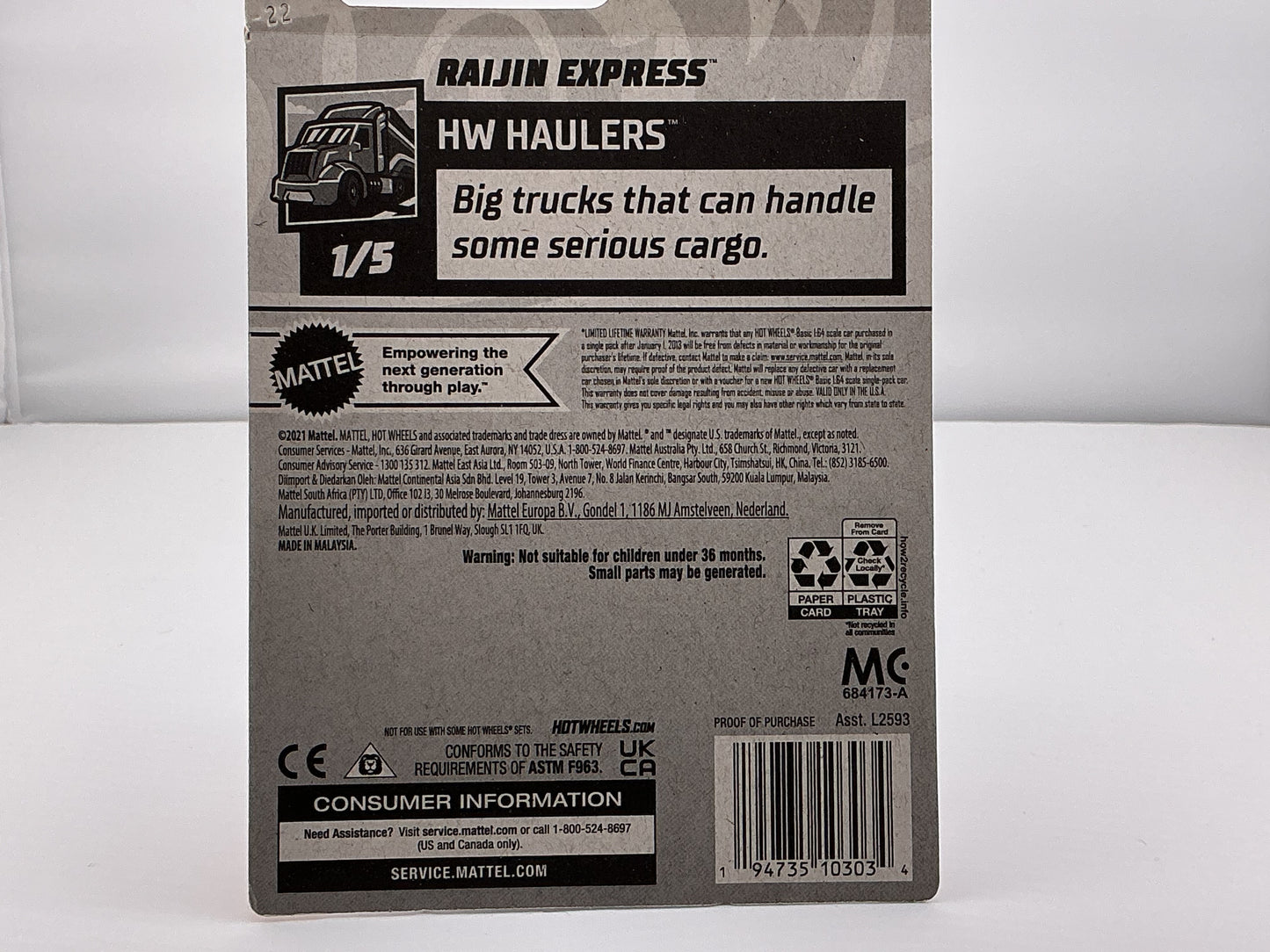 Hot Wheels Raijin Express 2021 Mattel
