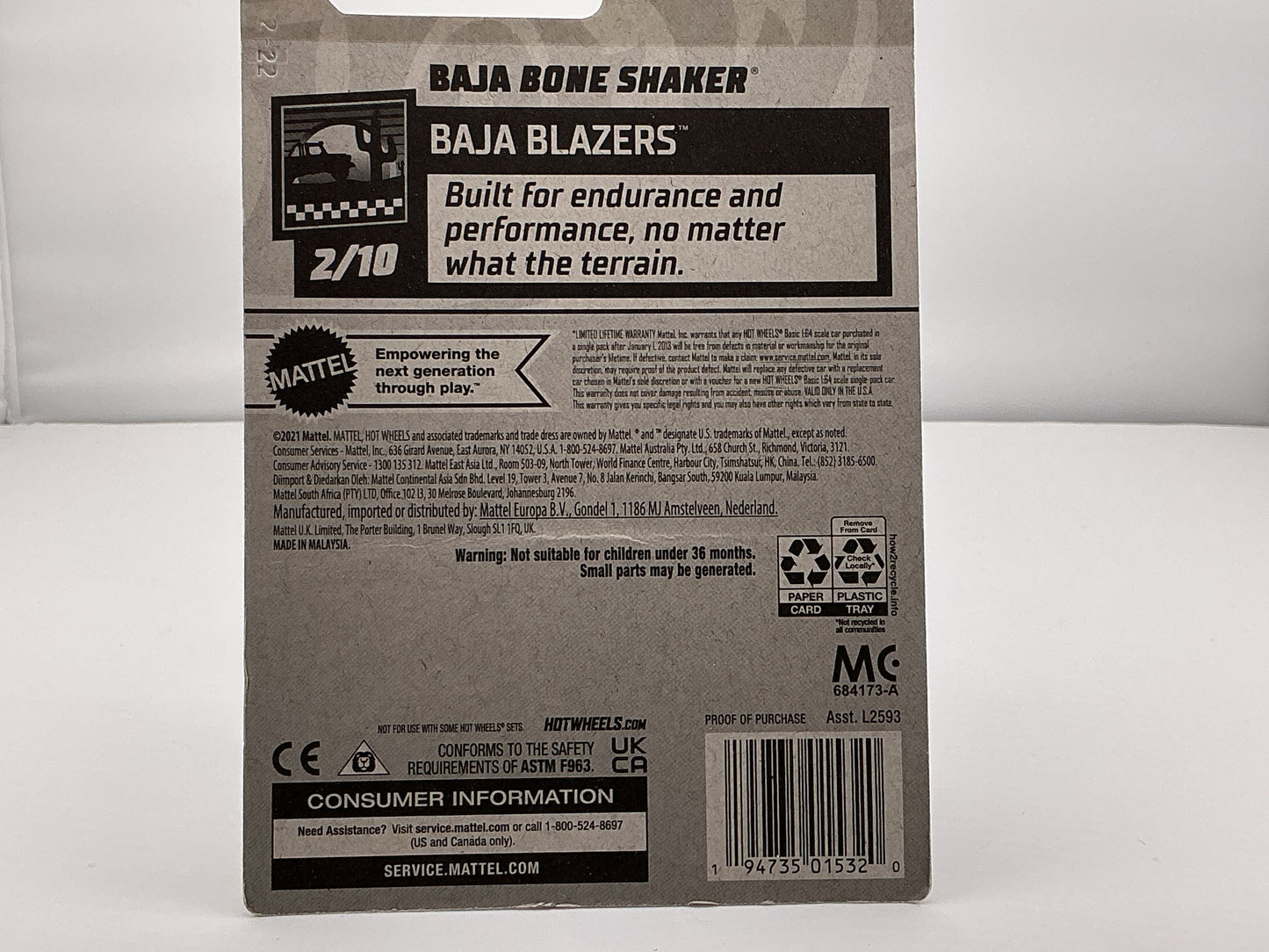 Hot Wheels Baja Bone Shaker 2021 Mattel