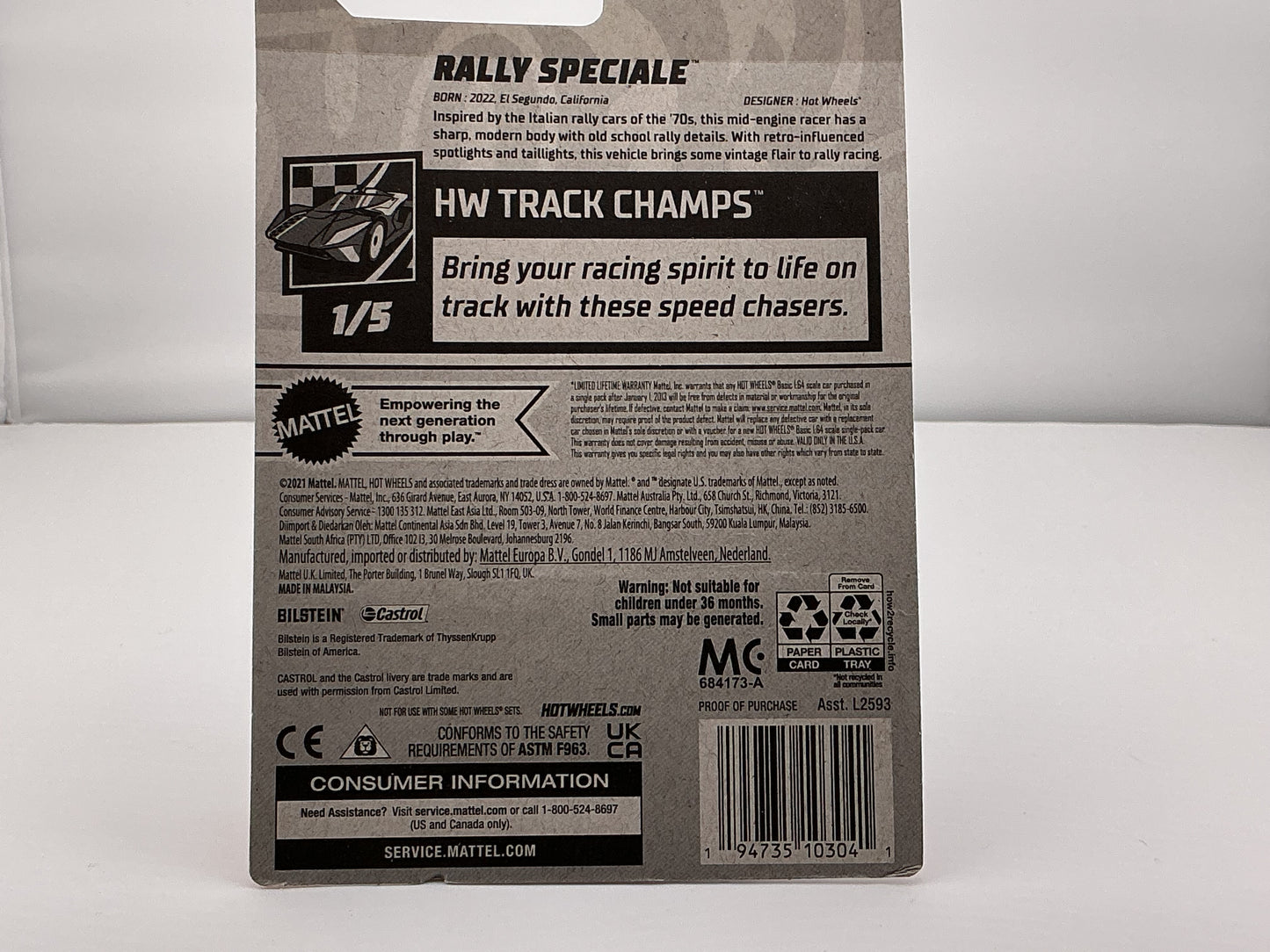 Hot Wheels Rally Speciale 2021 Mattel