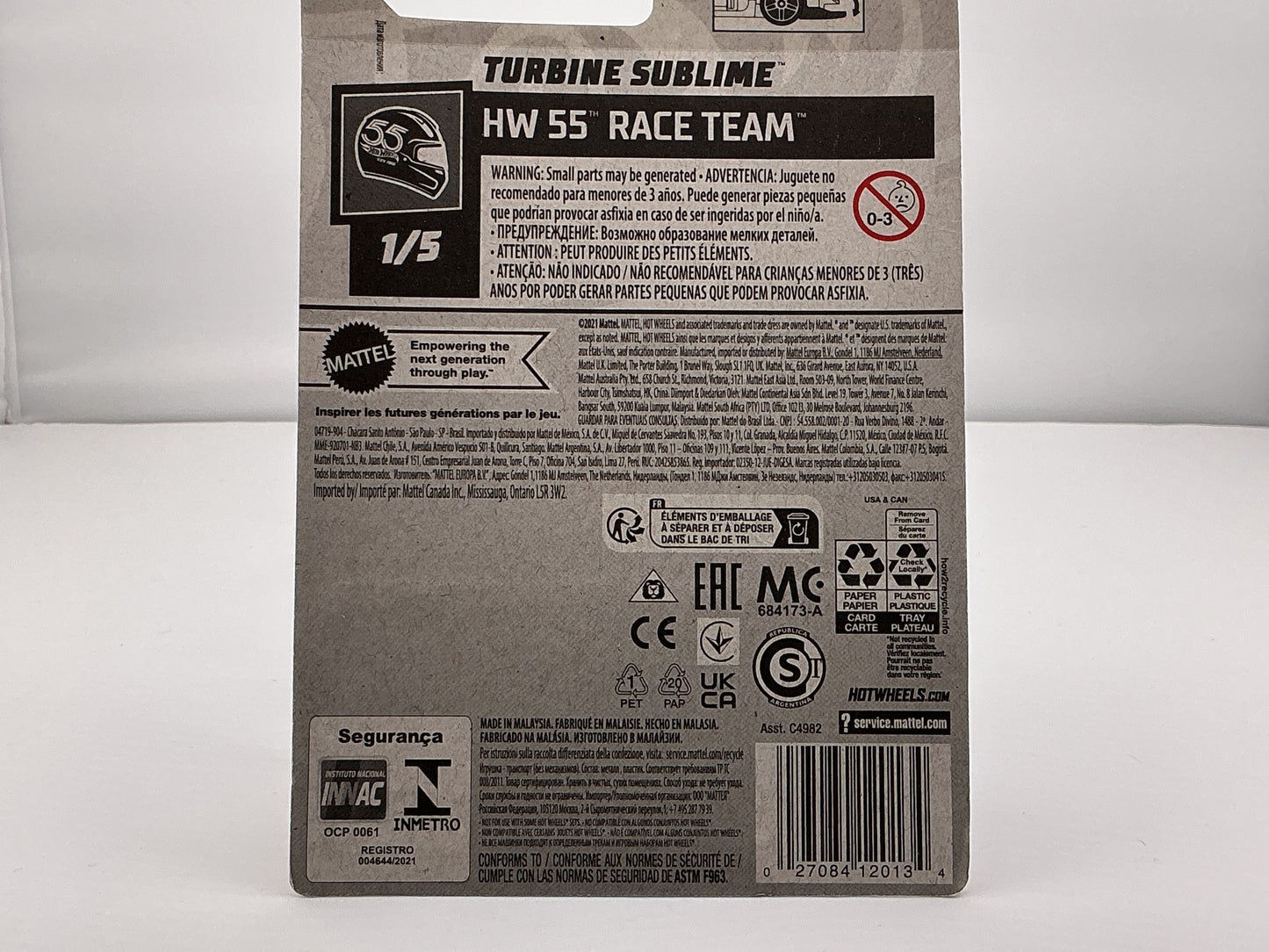 Hot Wheels Turbine Sublime 2021 Mattel