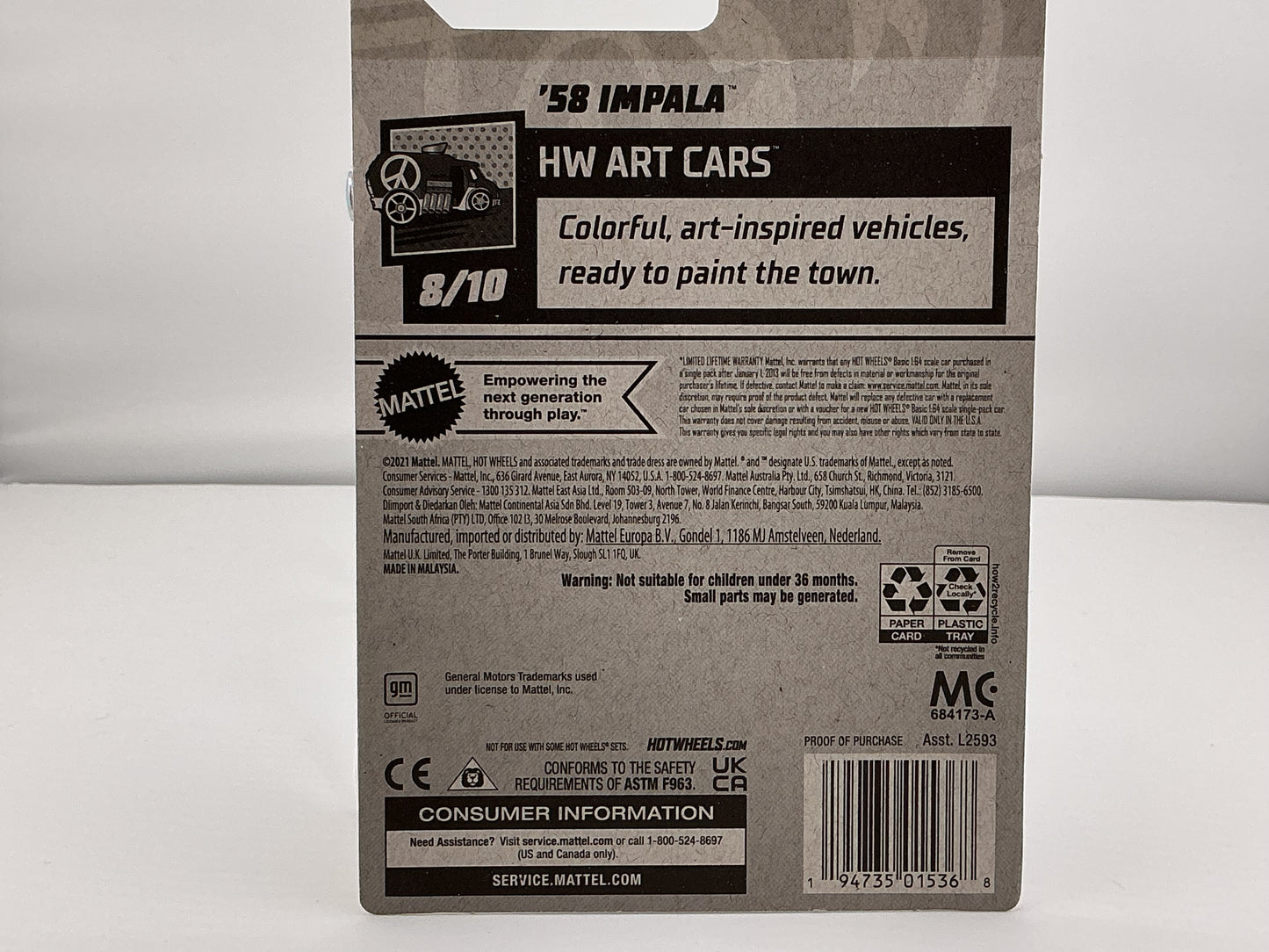 Hot Wheels 1958 Impala 2021 Mattel