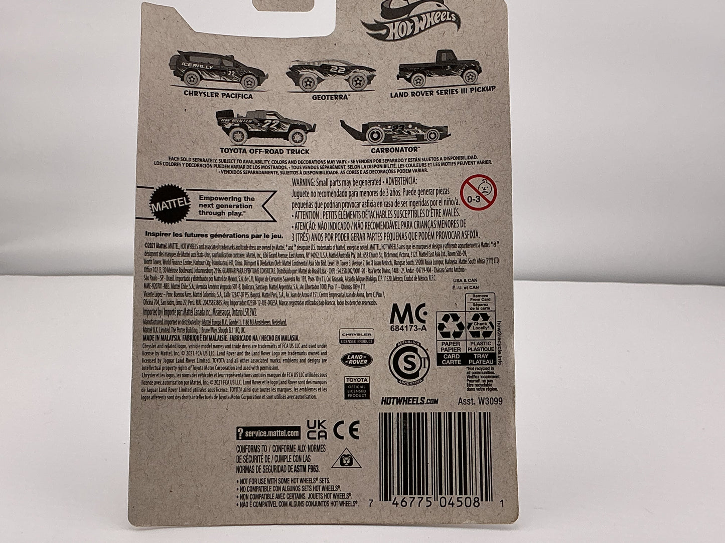 Hot Wheels Toyota Off-Road Truck 2021 Mattel