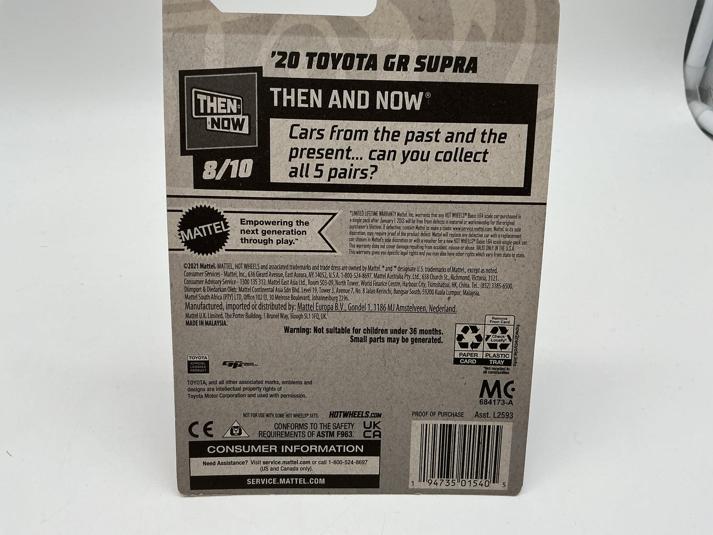 Hot Wheels ‘20 Toyota GR Supra 2021 Mattel