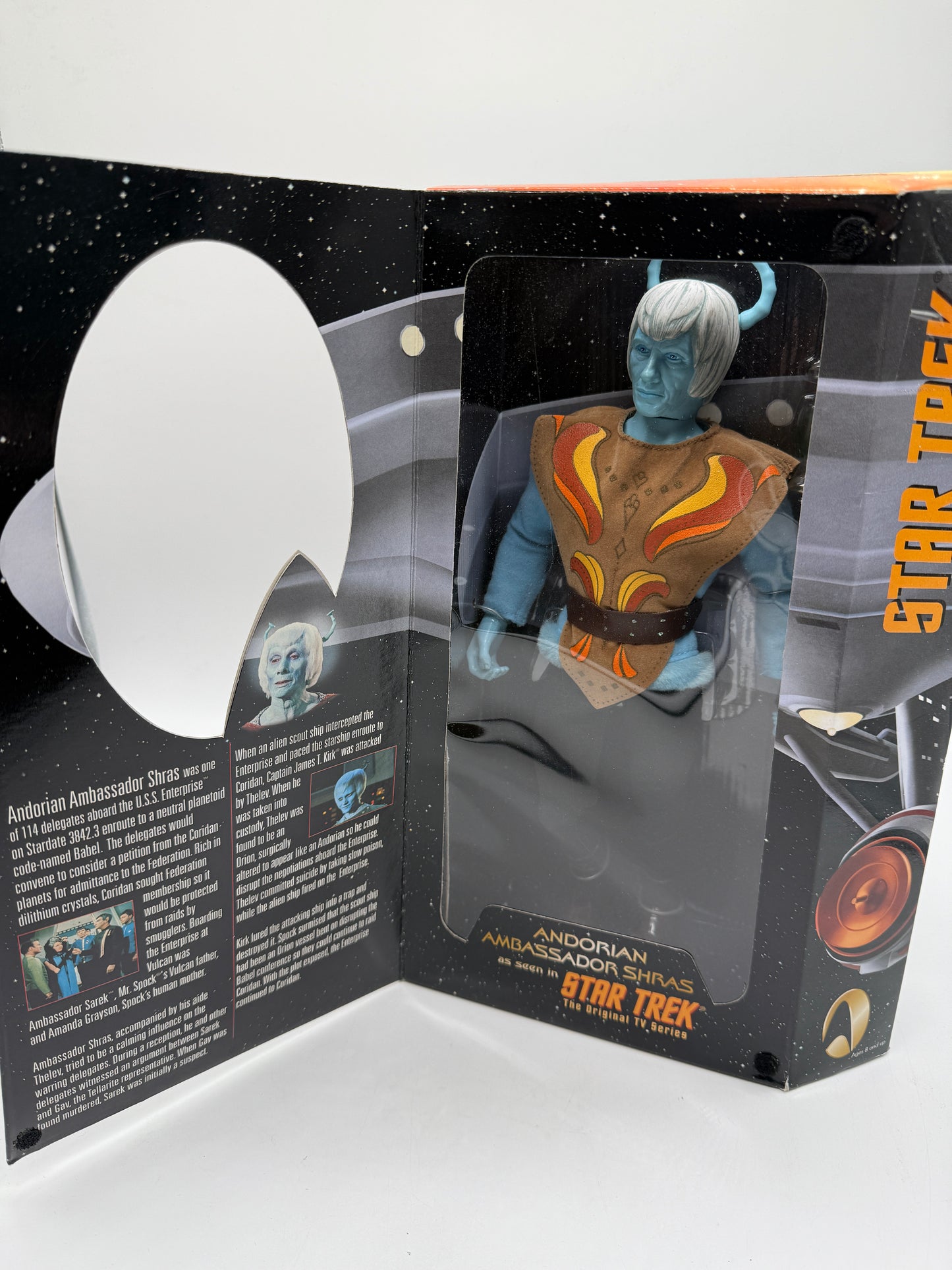 Star Trek Aliens & Adversaries Andorian Ambassador Shras 1999 Playmates Toys