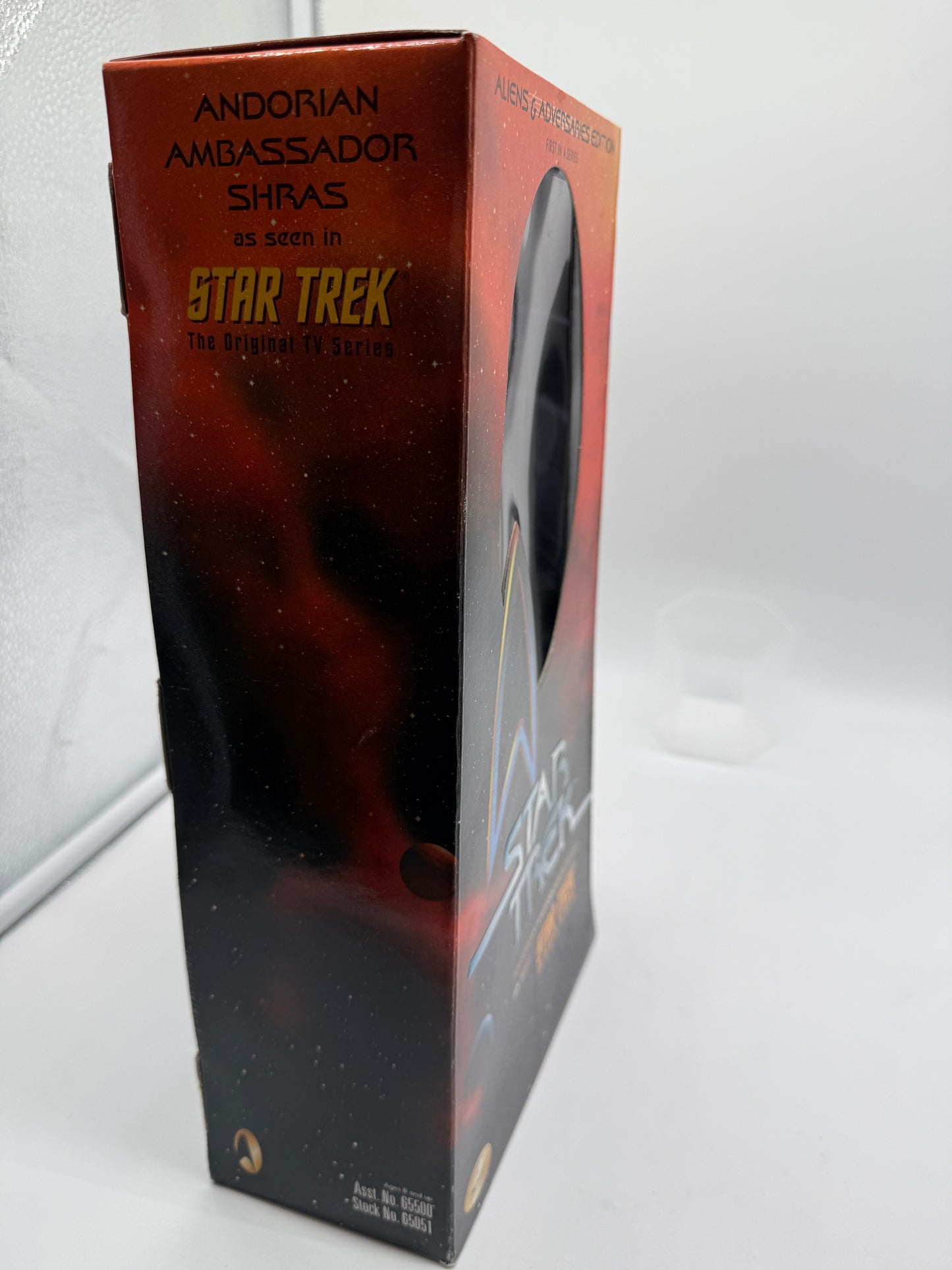 Star Trek Aliens & Adversaries Andorian Ambassador Shras 1999 Playmates Toys