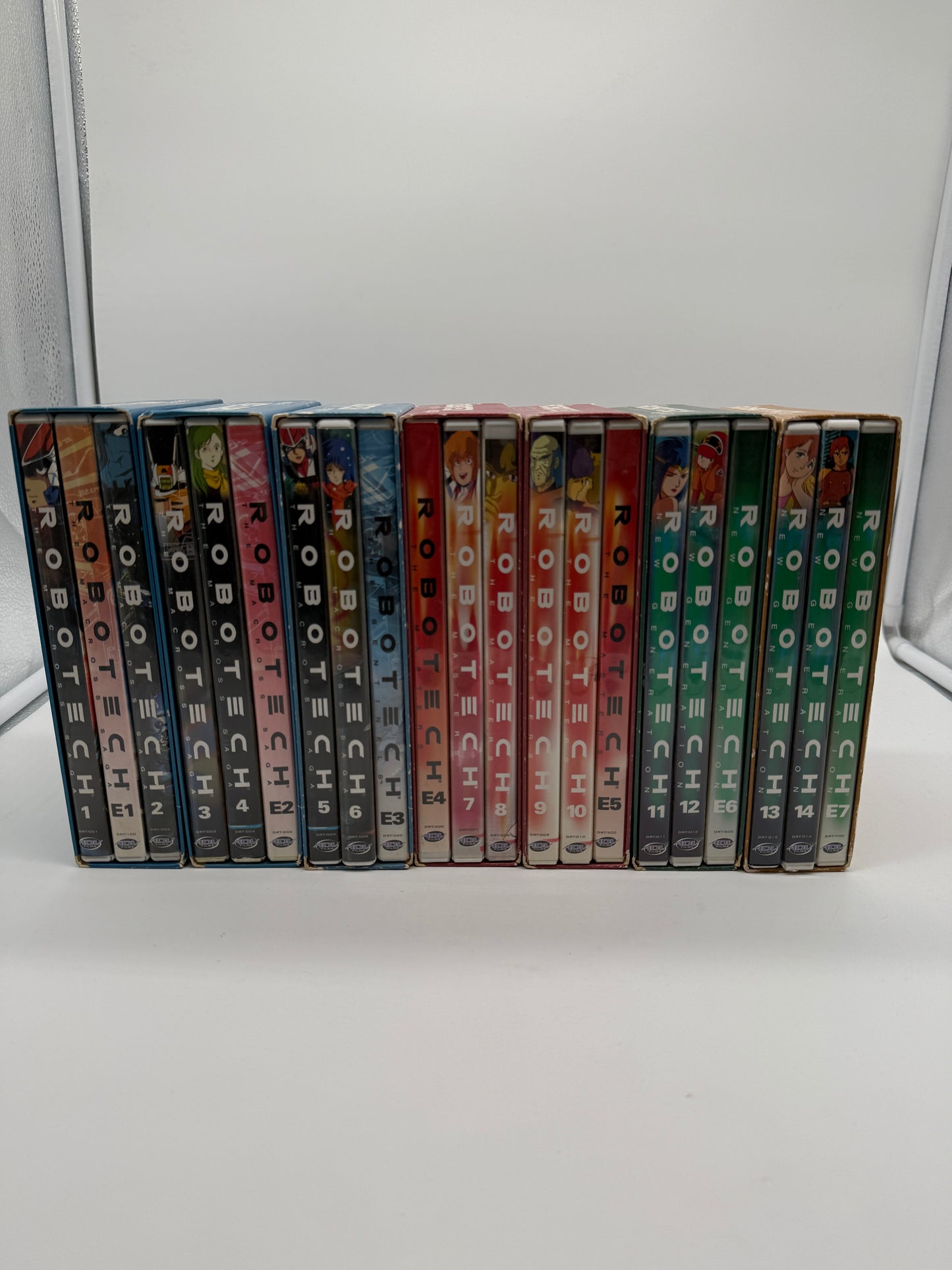 The Robotech Legacy Movies Series Macross Saga 7 Collections Set 2001 A.D. Vision Inc