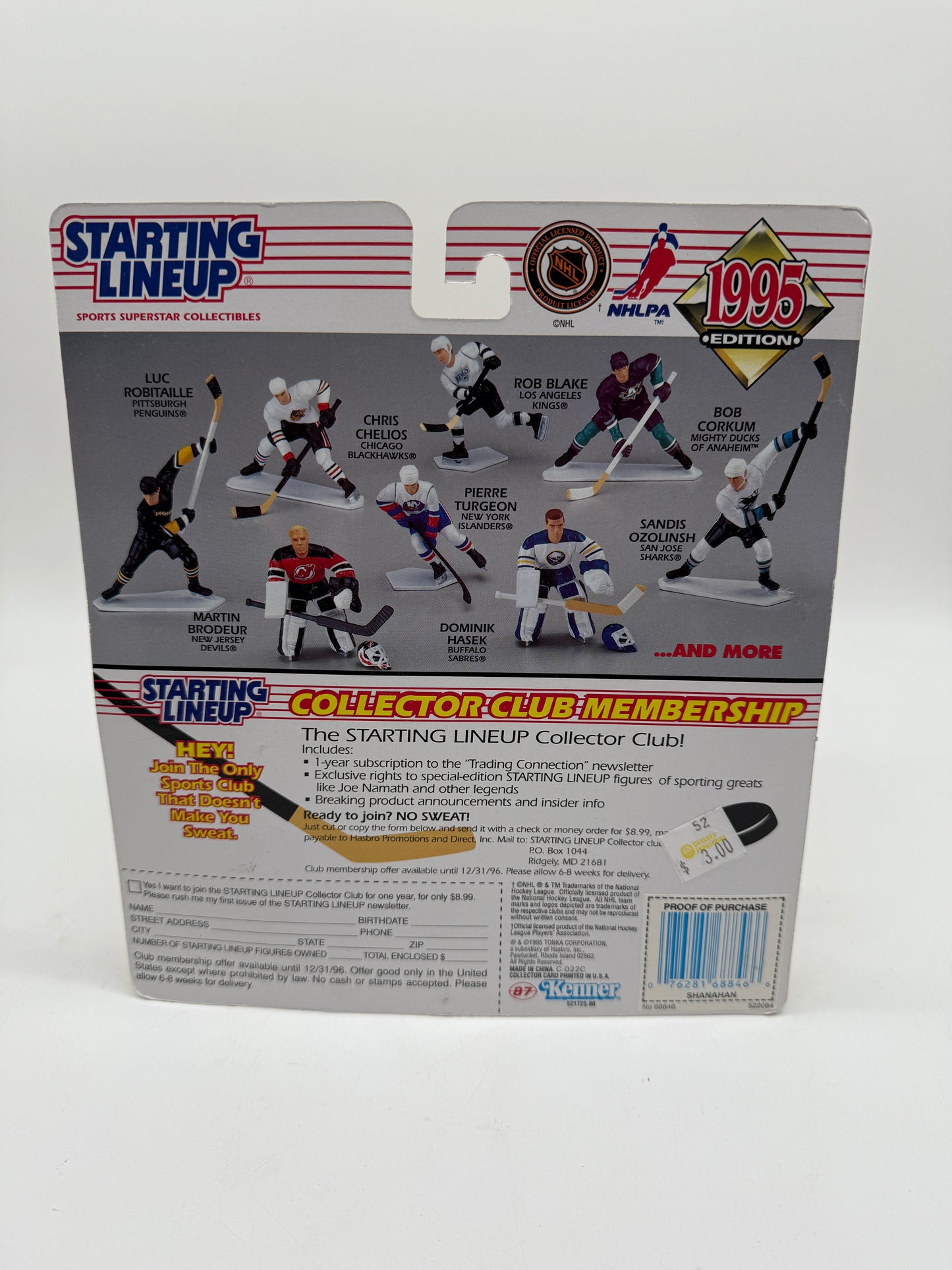 NHL Starting Lineup Brendan Shanahan 1995 Kenner