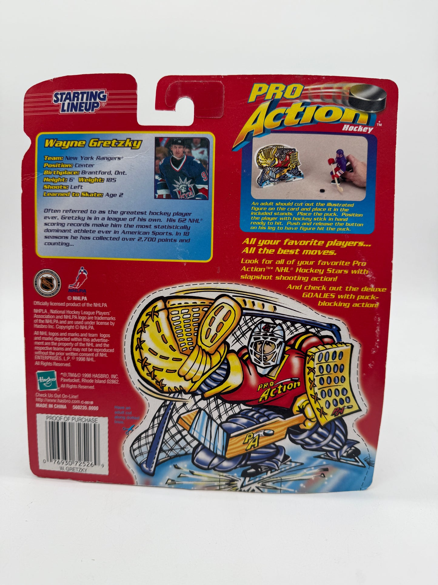 NHL Starting Lineup Wayne Gretzky 1998 Hasbro