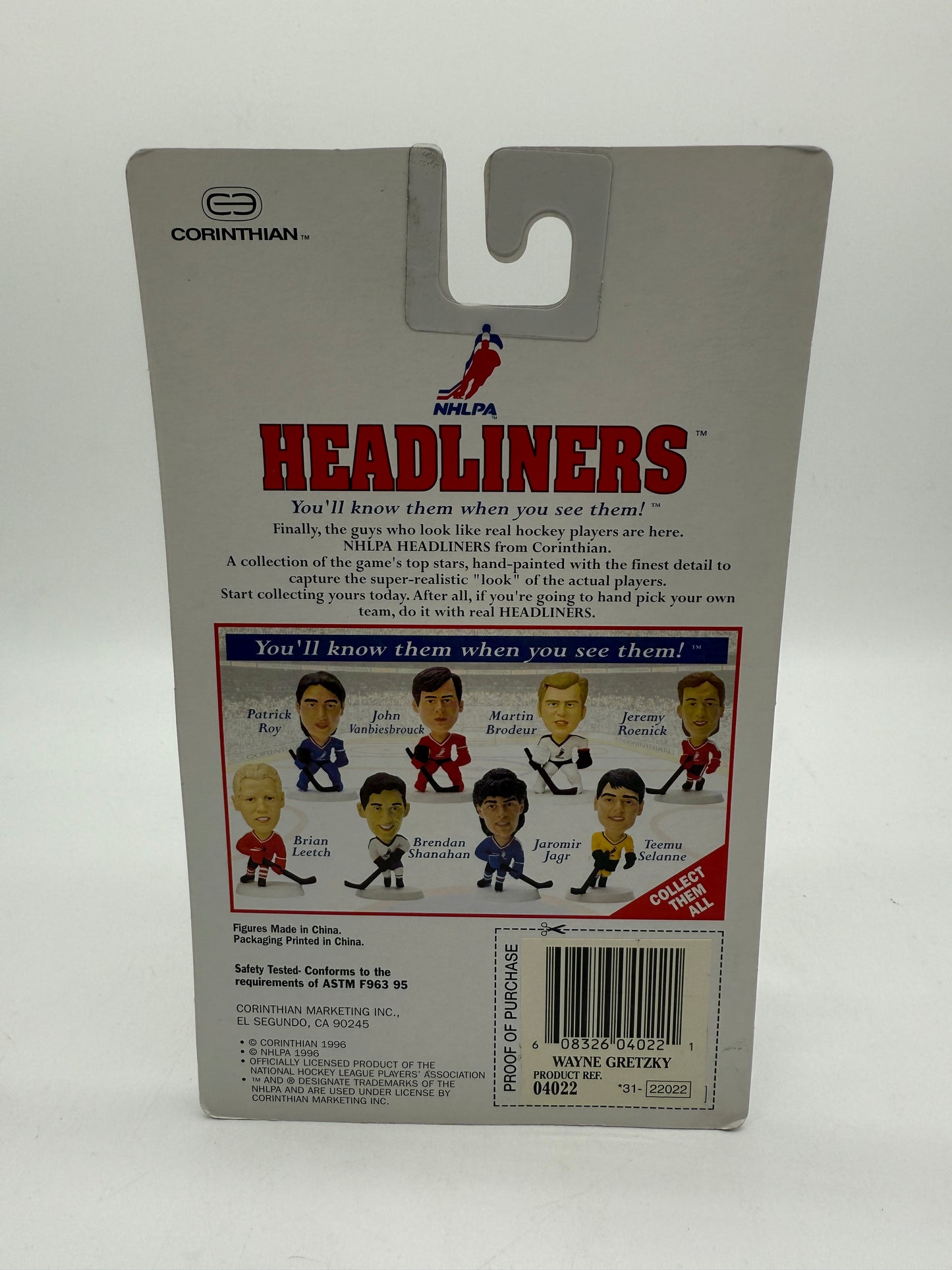 NHL Headliners Wayne Gretzky 1997 Corinthian (White)