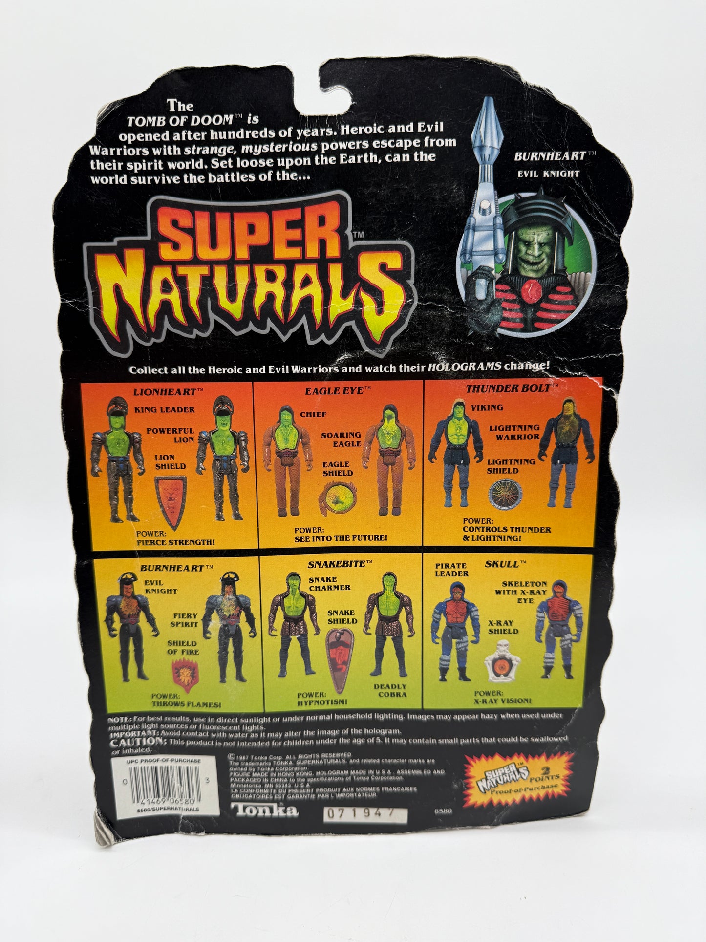 Supernaturals Snakebite 1987 Tonka