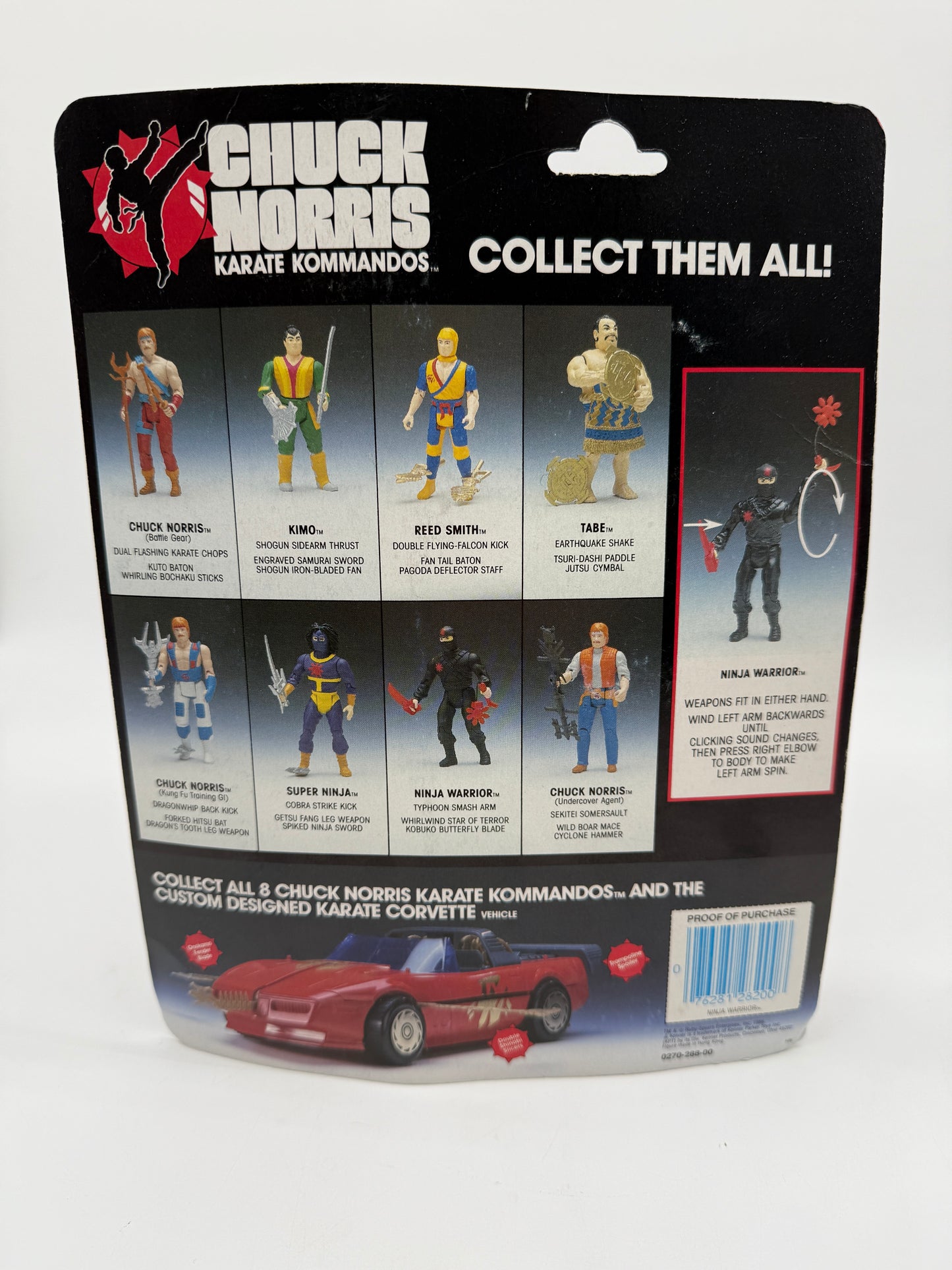 Chuck Norris Ninja Warrior 1986 Kenner