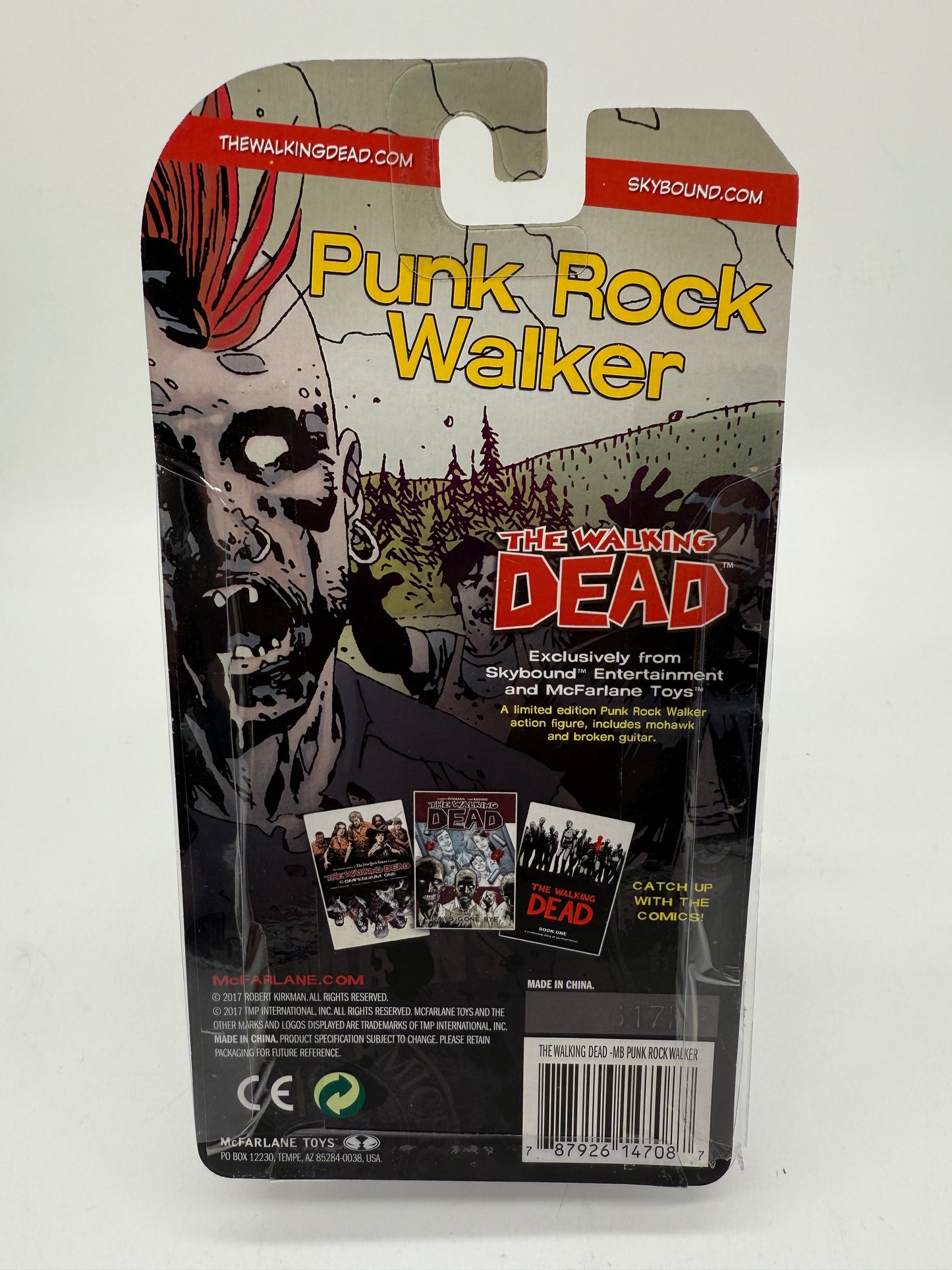 The Walking Dead Punk Rock Walker 2017 McFarlane Toys (Blue)