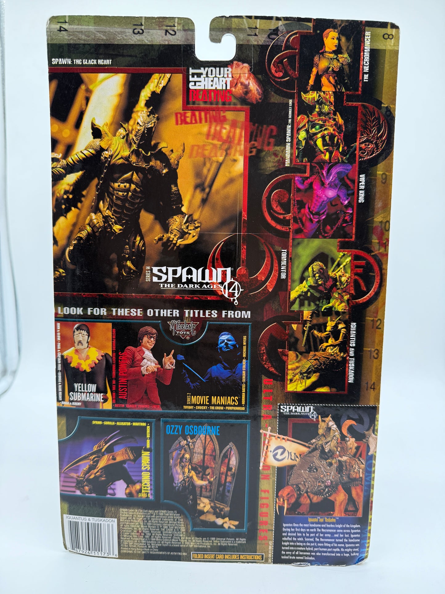 Spawn Iguantus and Tuskadom 1999 McFarlane Toys