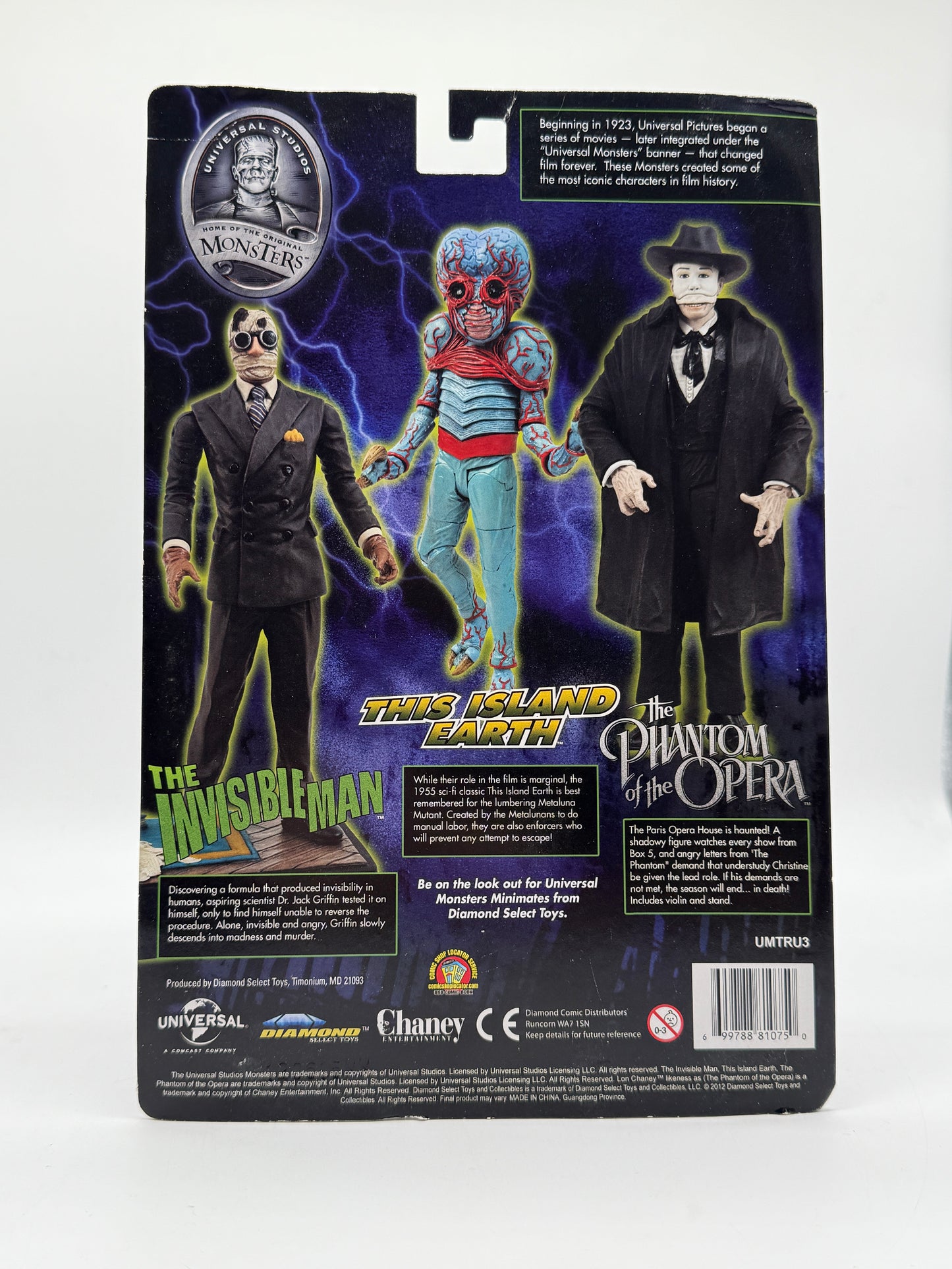 Home of the Original Monsters The Invisible Man 2011 Diamond Select Toys