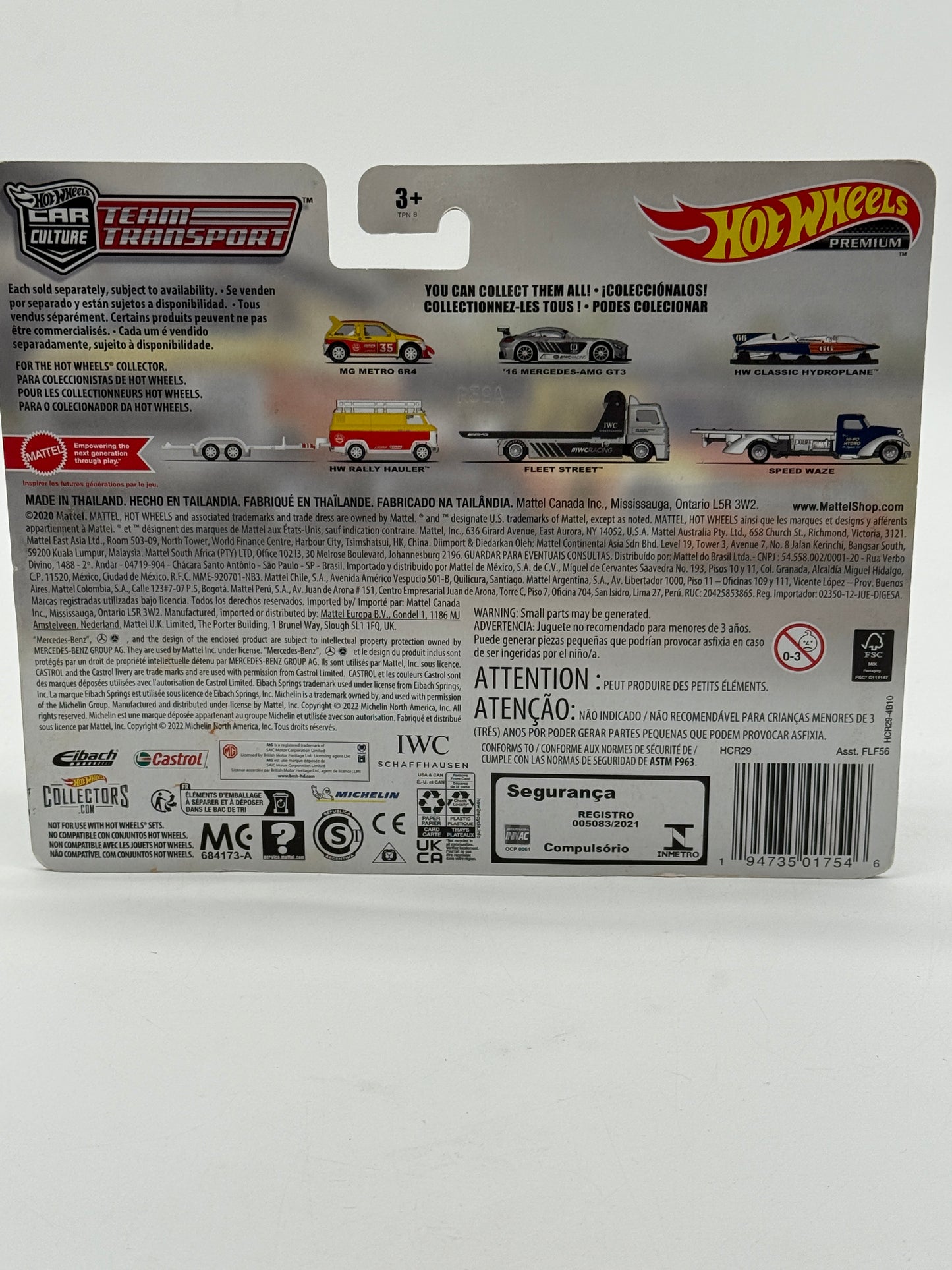 Hot Wheels Premium MG Metro 6R4 and HW Rally Hauler 2020 Mattel