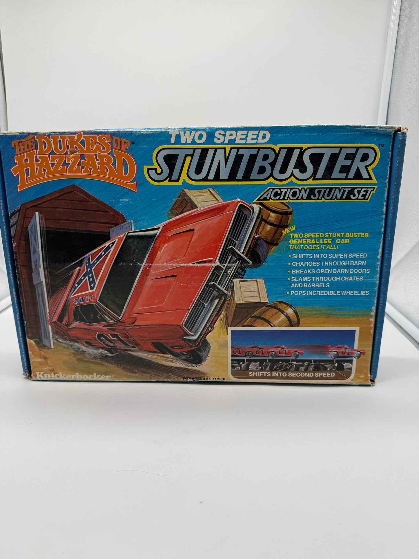 The Dukes of Hazard Two Speed Stuntbusters Action Stunt Set 1982 Knickerbocker