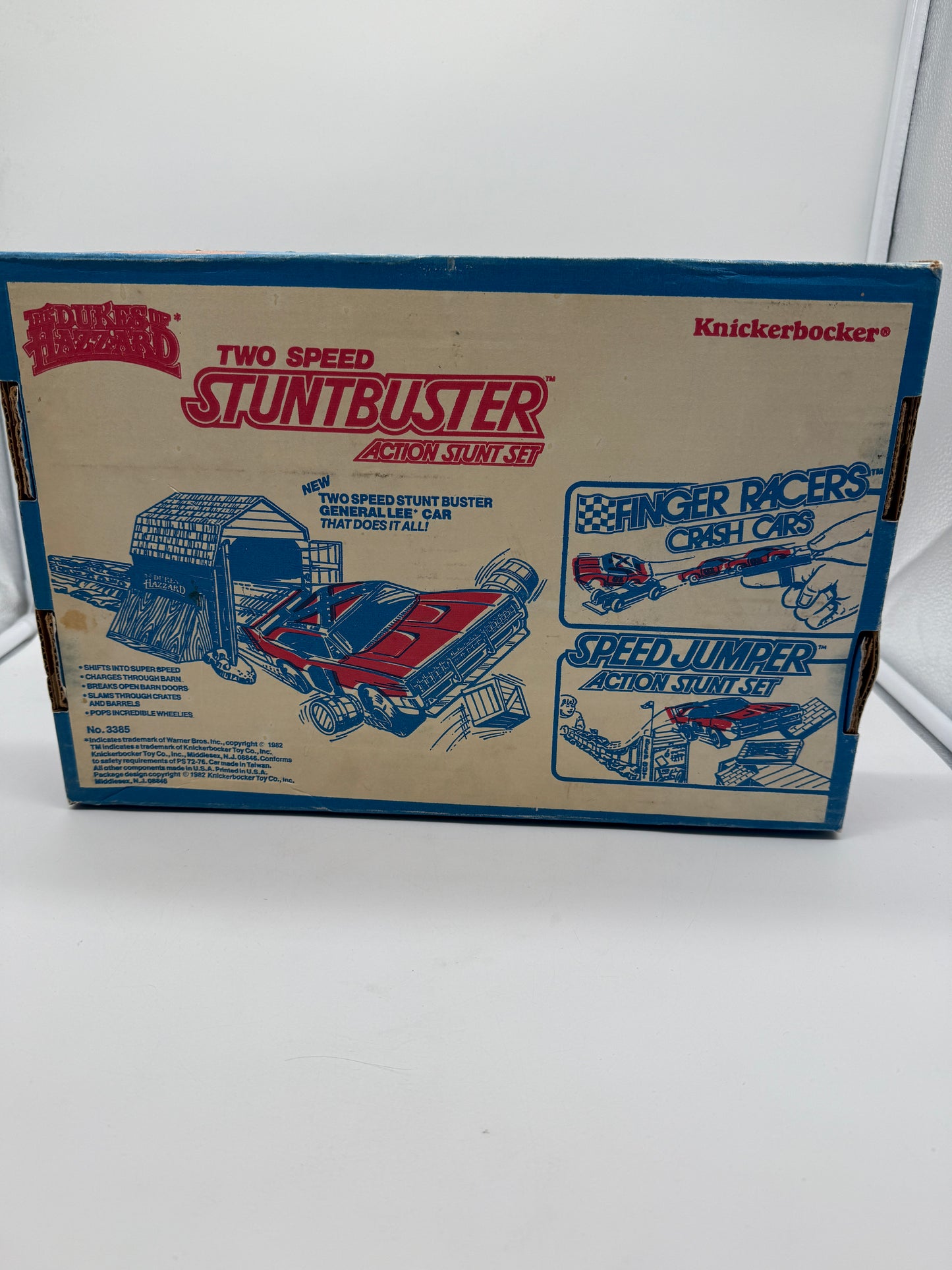 The Dukes of Hazard Two Speed Stuntbusters Action Stunt Set 1982 Knickerbocker