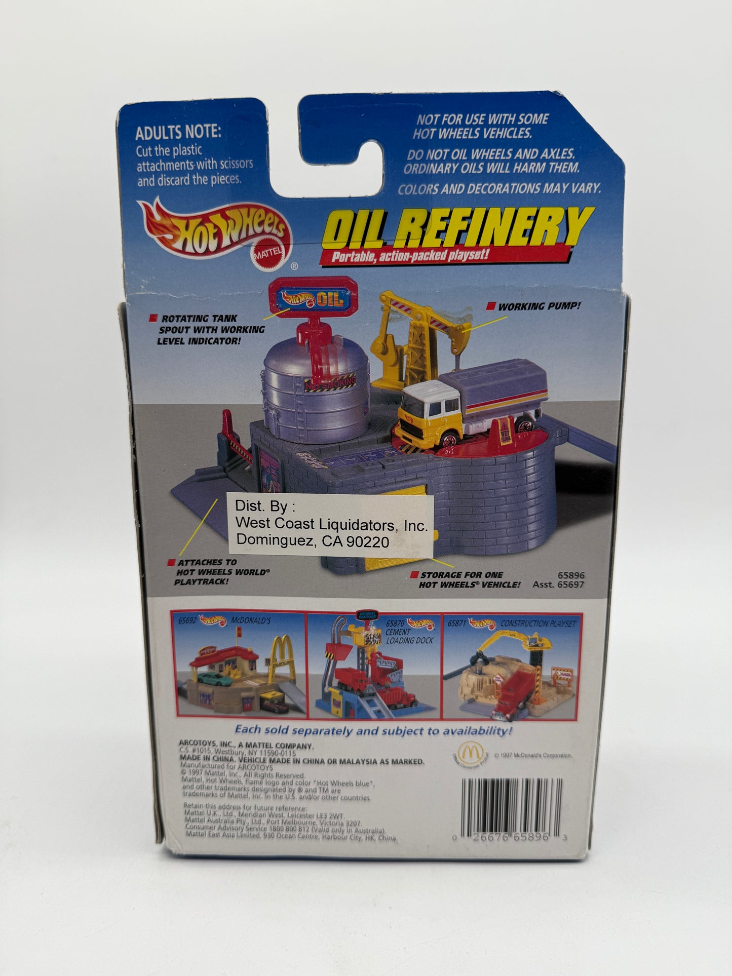 Hot Wheels Oil Refinery 1997 Mattel