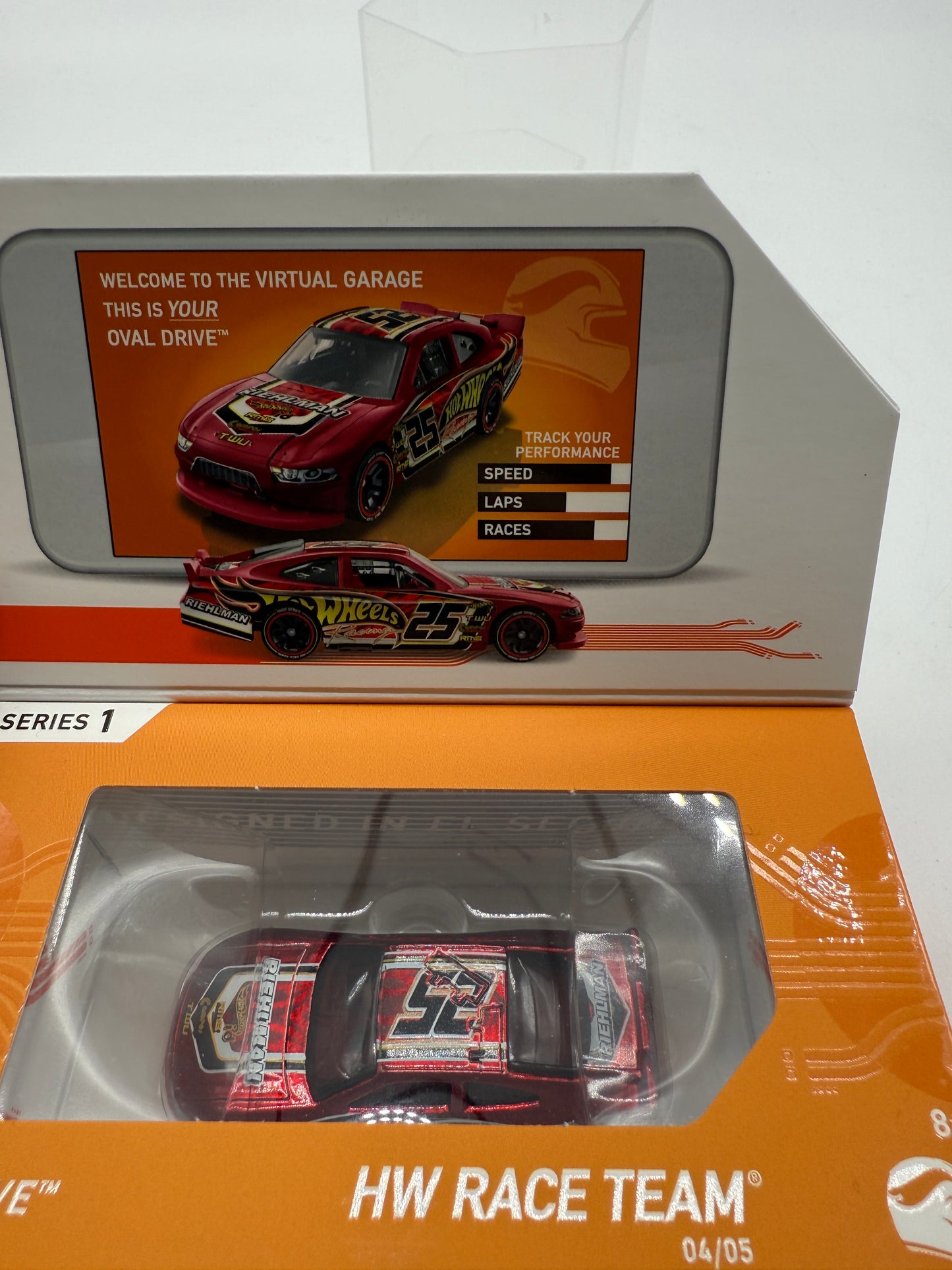 Hot Wheels ID Oval Drive 2018 Mattel (Red)