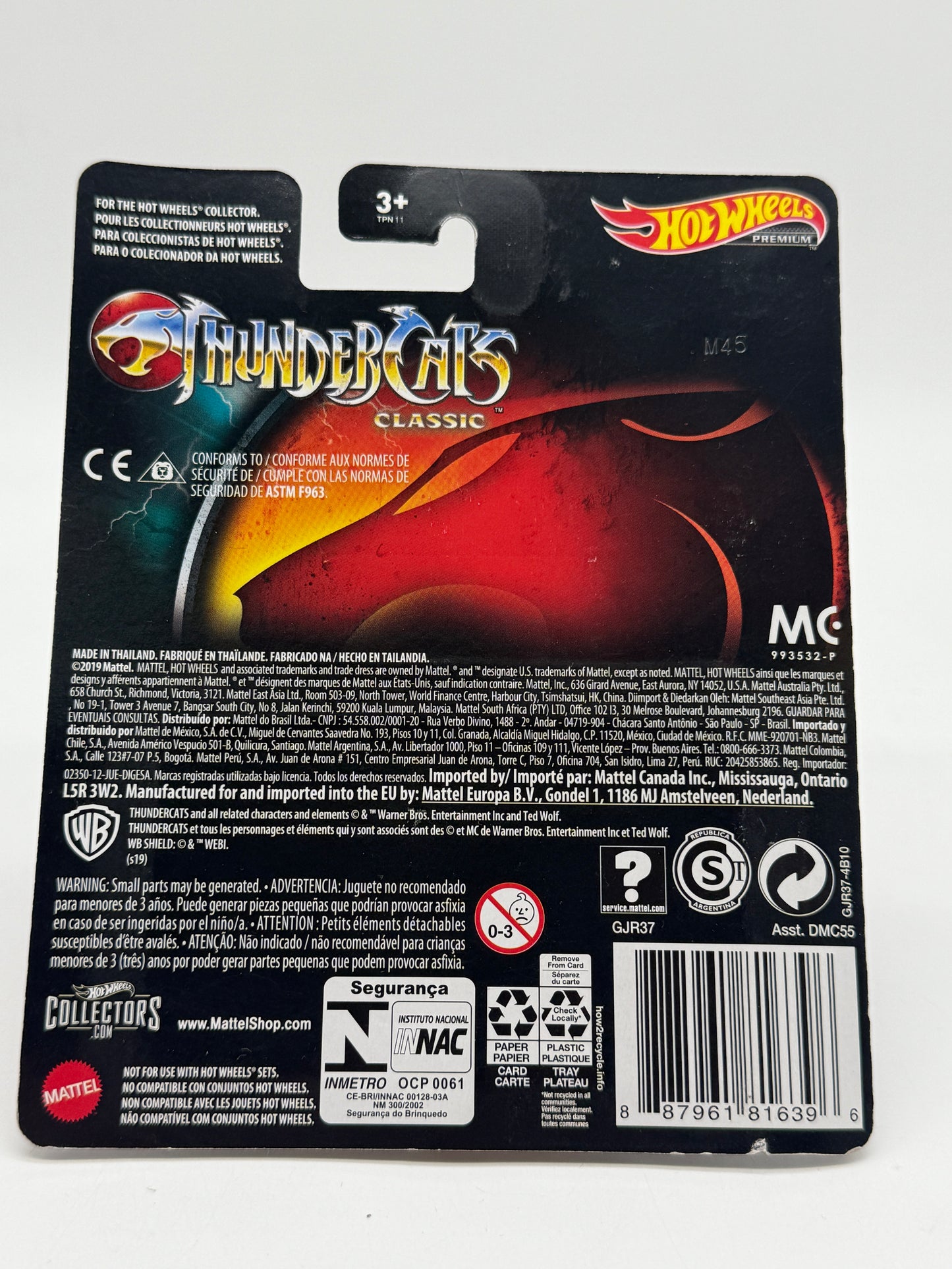Hot Wheels Premium Thunder Cats Thunder Tank 2019 Mattel