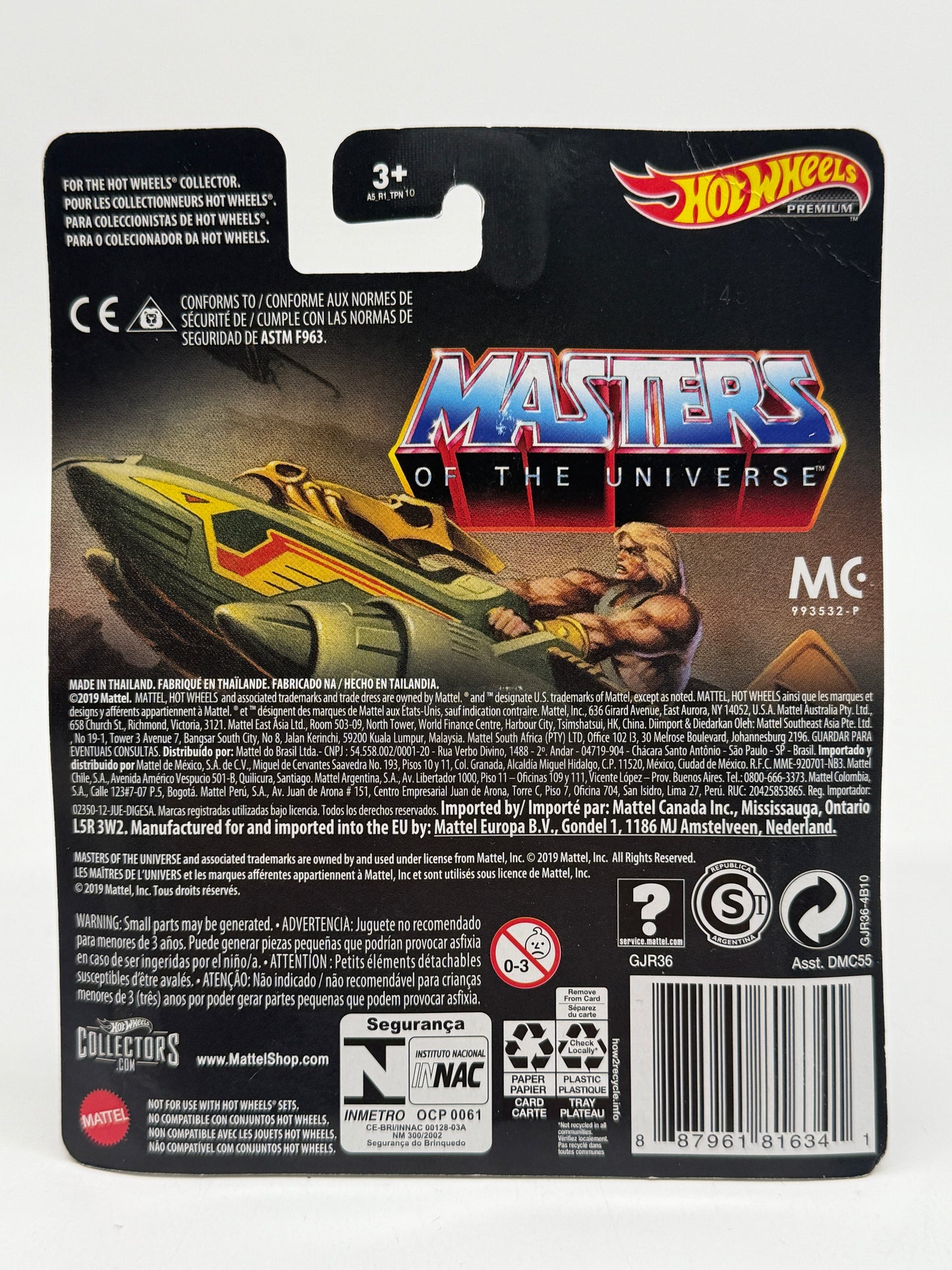 Hot Wheels Premium Masters of the Universe Wind Raider 2019 Mattel
