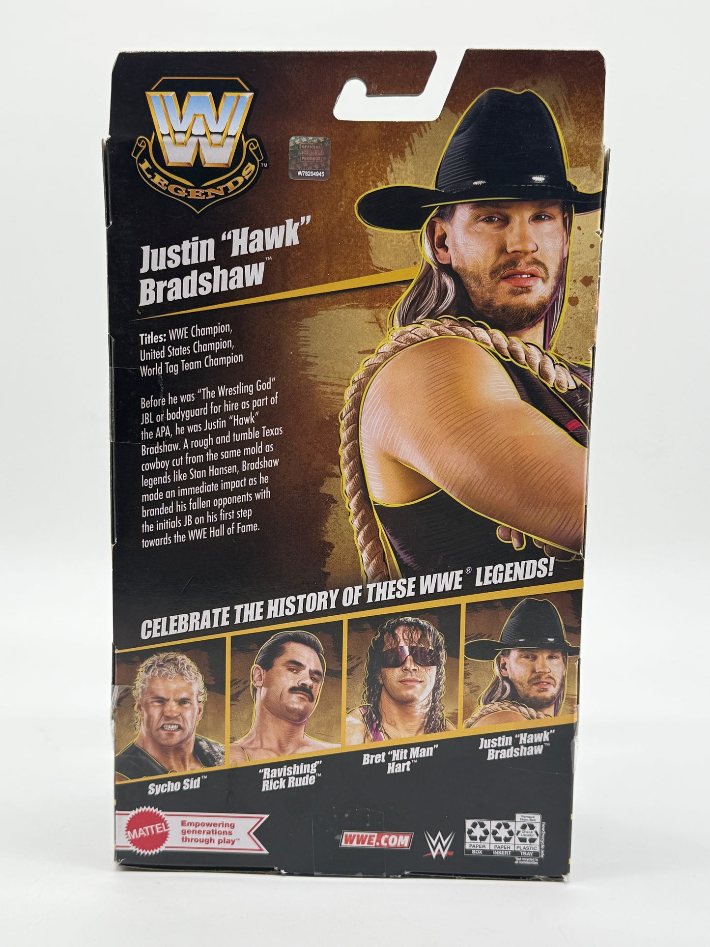 WW Legends Justin “Hawk” Bradshaw Series 25 2024 Mattel