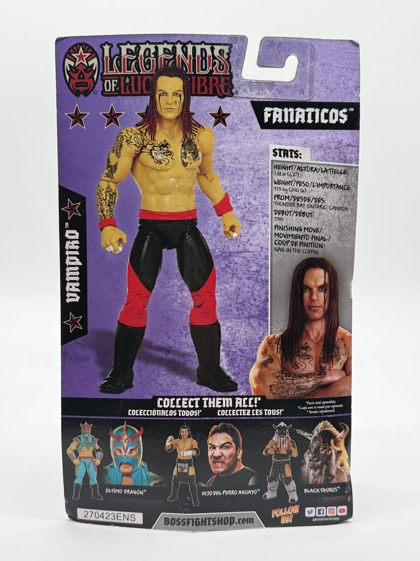 Legends of Lucha Libre Fanaticos Vampiro 2023 Boss Fight Studio