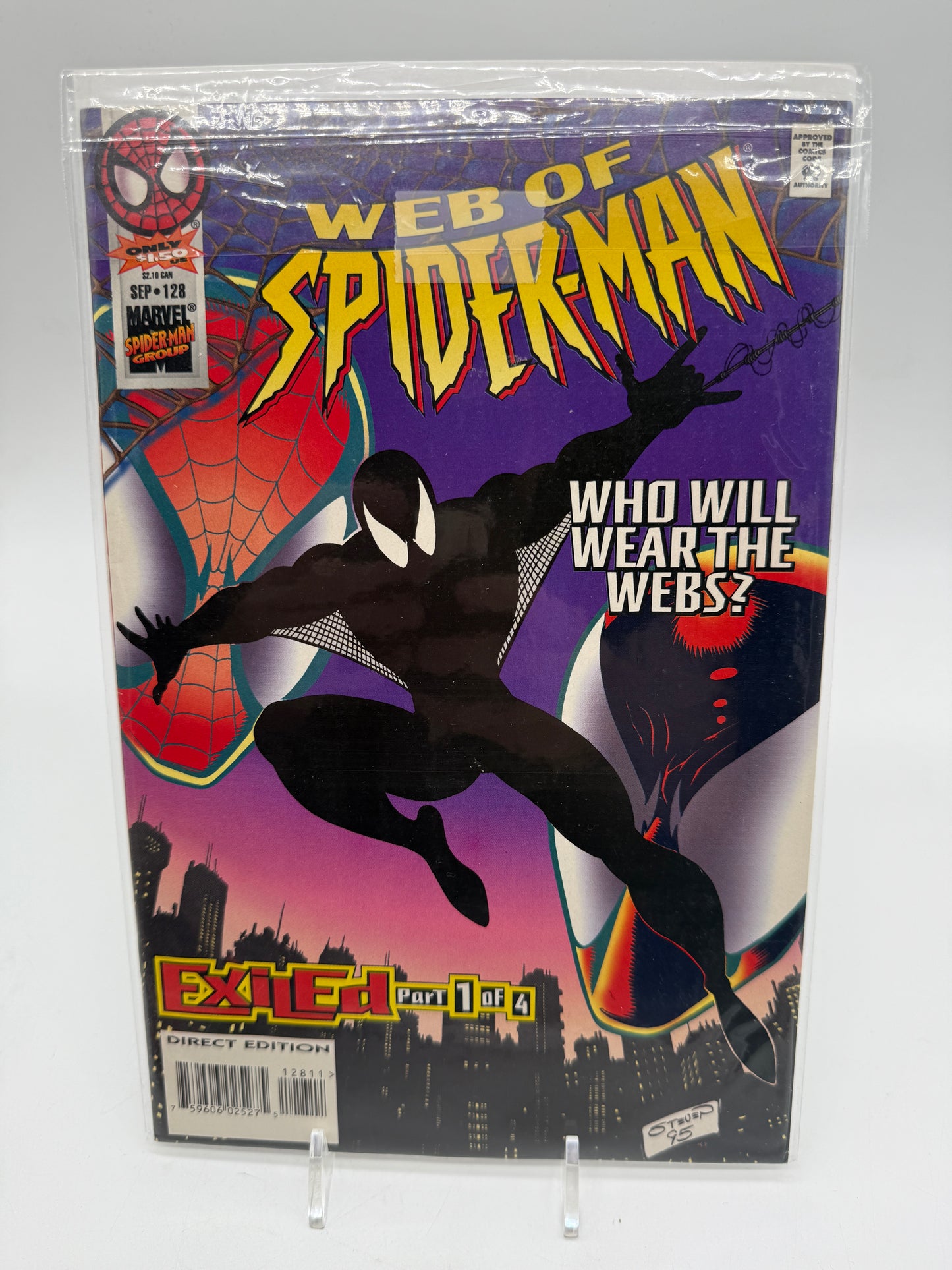 Marvel Comics Web of Spider-Man Comic Book 1995 Spider-Man