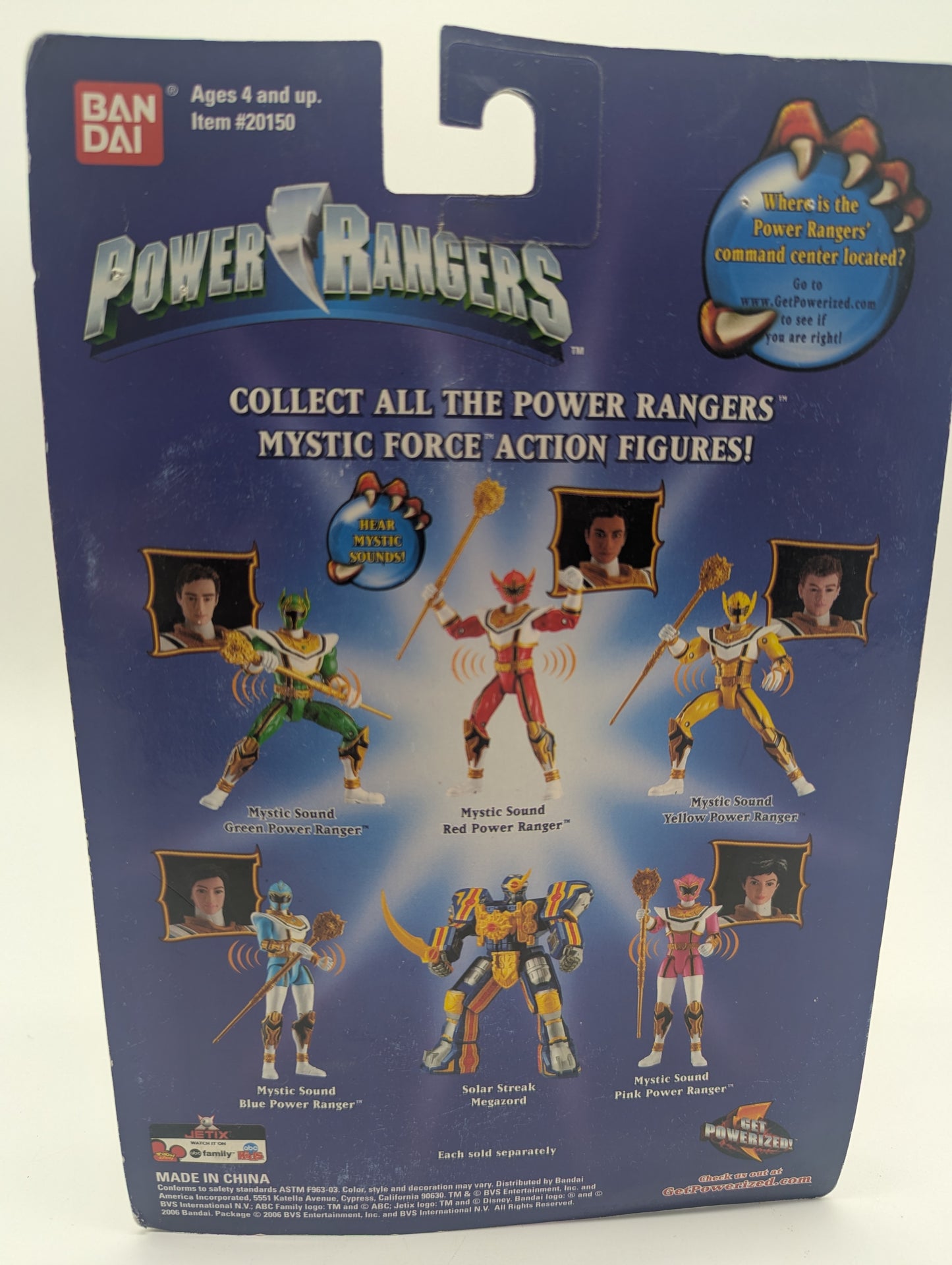 Bandai 2006 Power Rangers Power Ranger Heroes Ninja Storm Green Power Ranger Action Figure