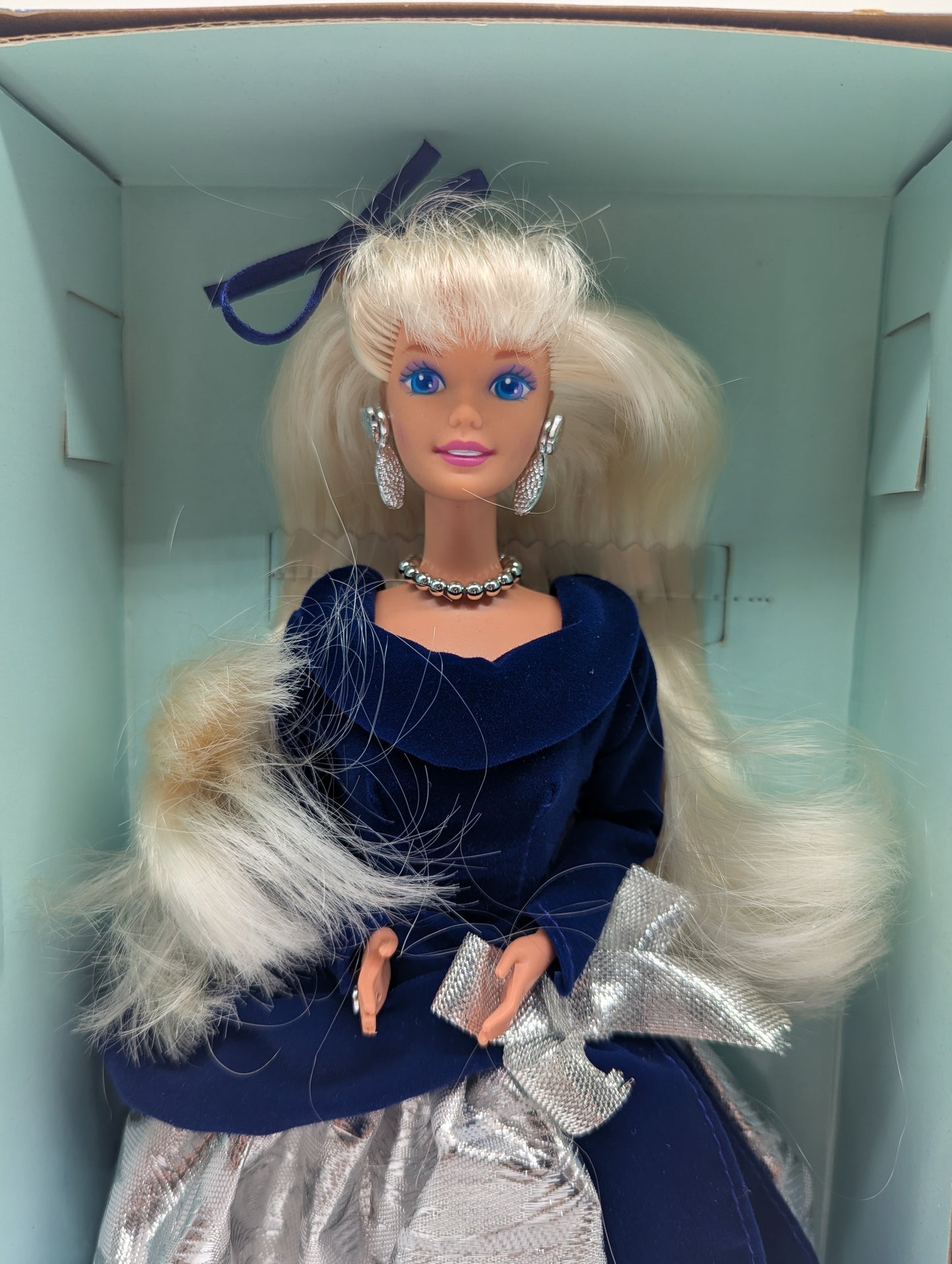 Mattel Barbie Doll 1995 An Avon Exclusive Special Edition Winter Velvet First in Series Barbie