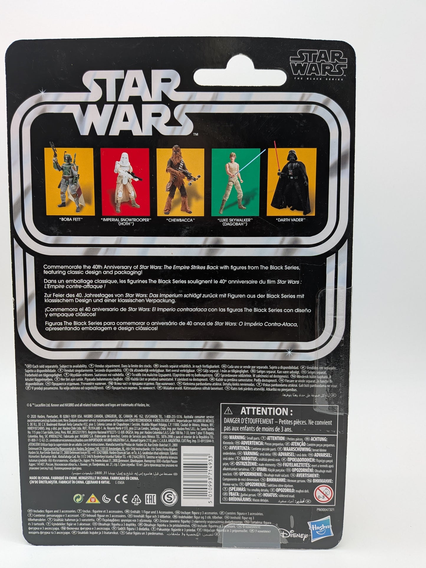 Hasbro 2020 Star Wars The Black Series Empire Strikes Back Retro Boba Fett Action Figure