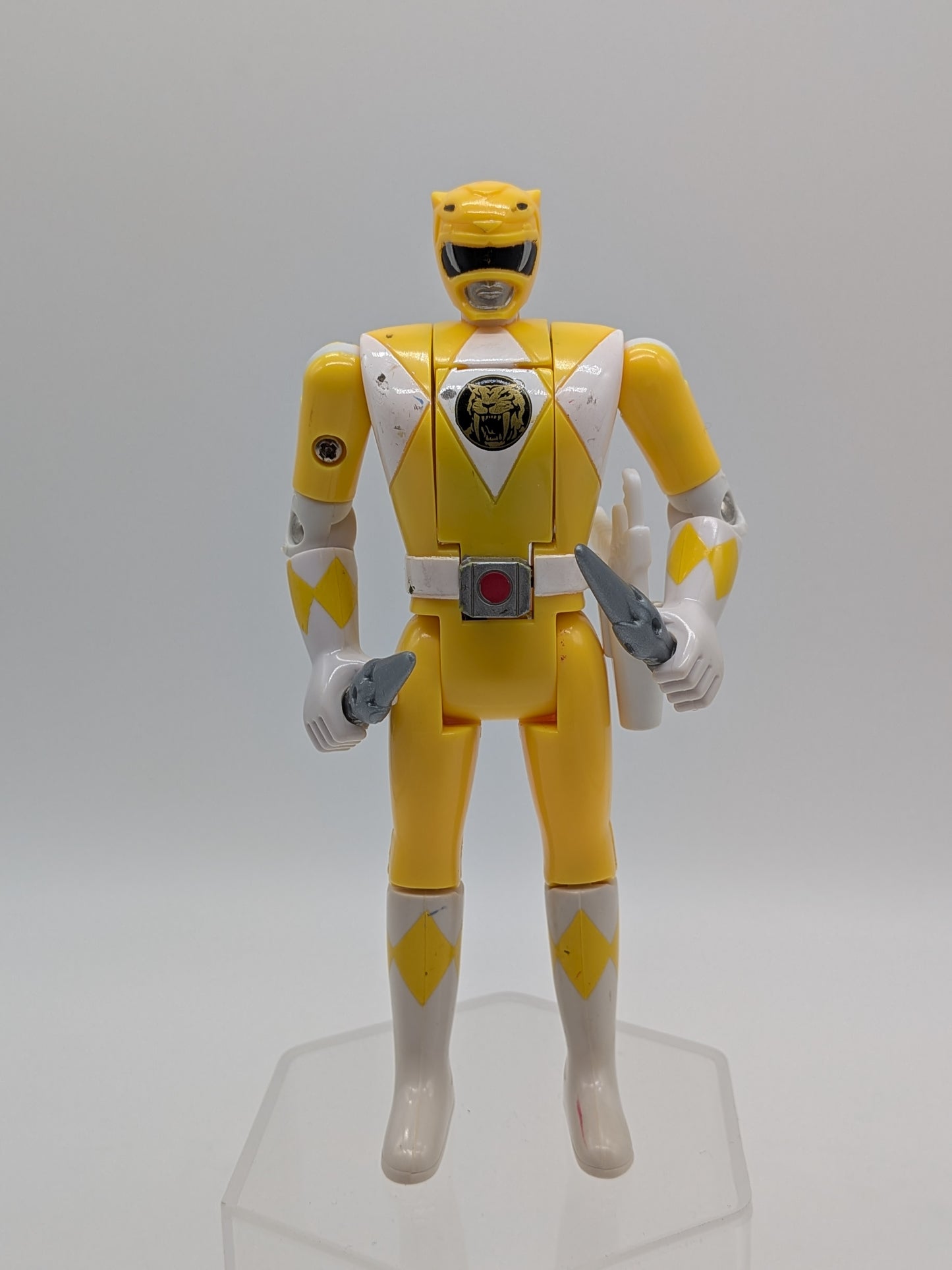 Bandai 1994 Mighty Morphin Power Rangers Auto-Morphin Series 1 Yellow Ranger (Trini) Action Figure