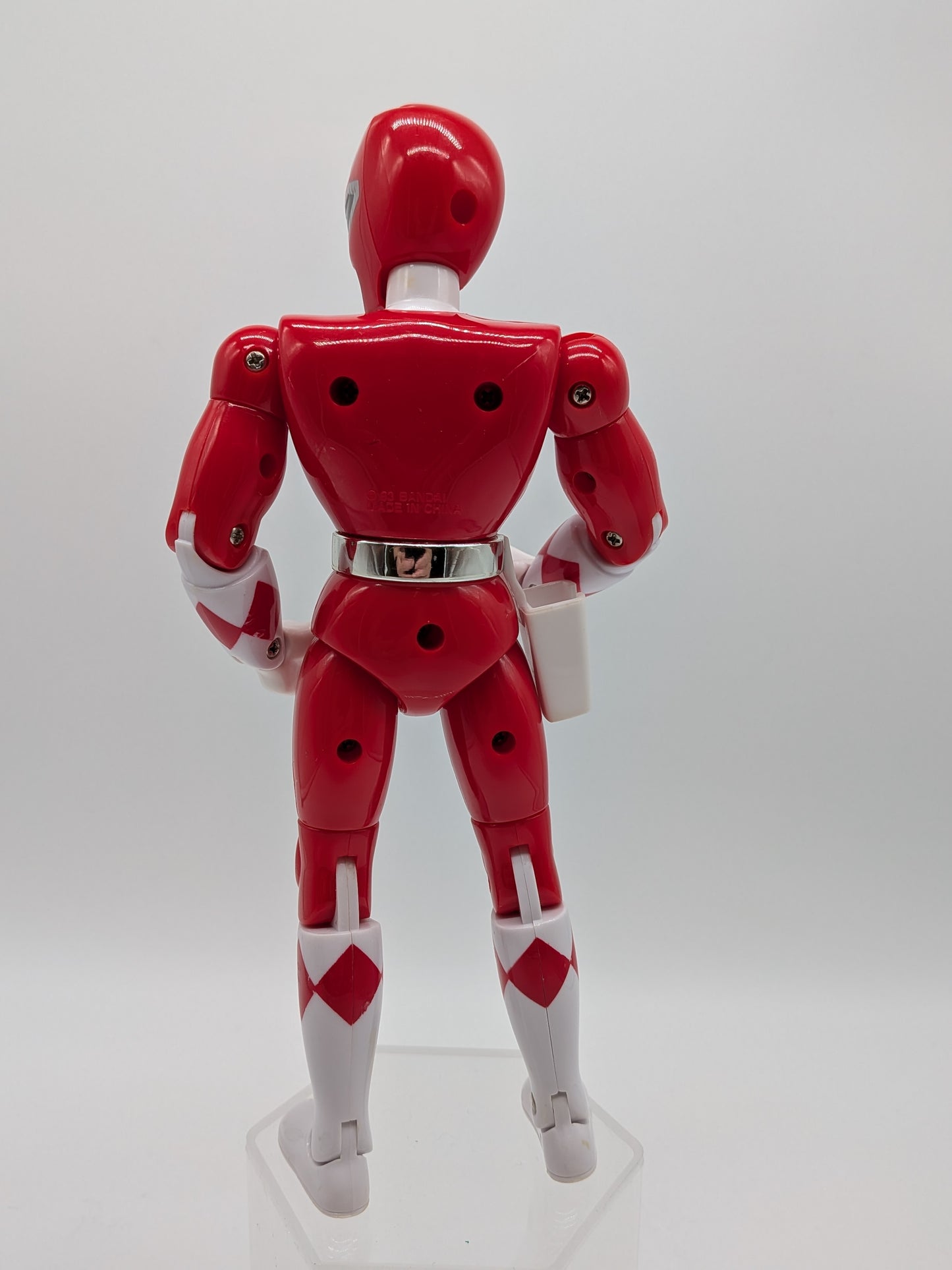 Bandai 1993 Mighty Morphin Power Rangers Red Ranger Action Figure 8.5"