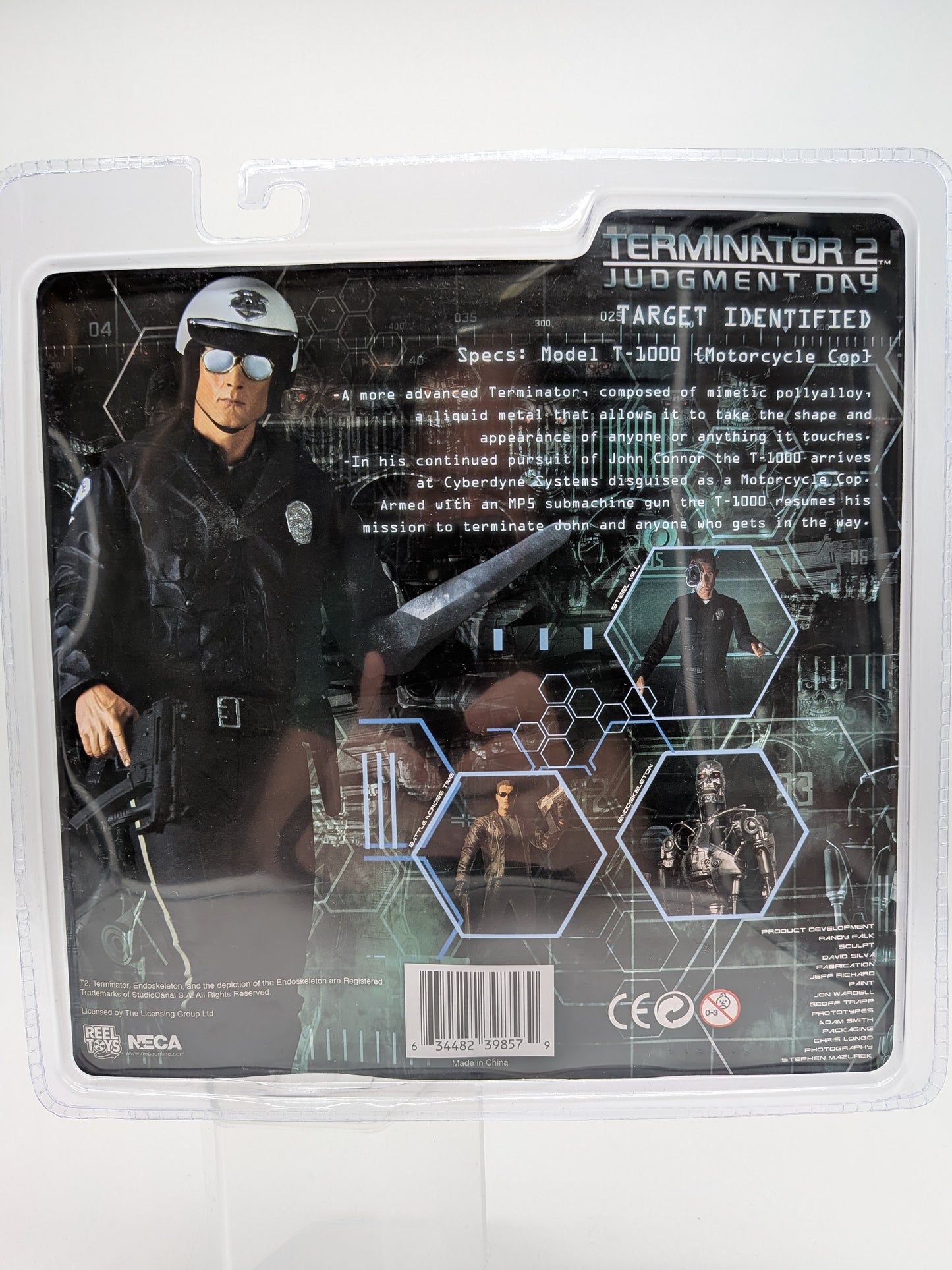 NECA 2012 Reel Toys Terminate 2 Judgment Day T-1000 (Motorcycle Cop) Action Figure