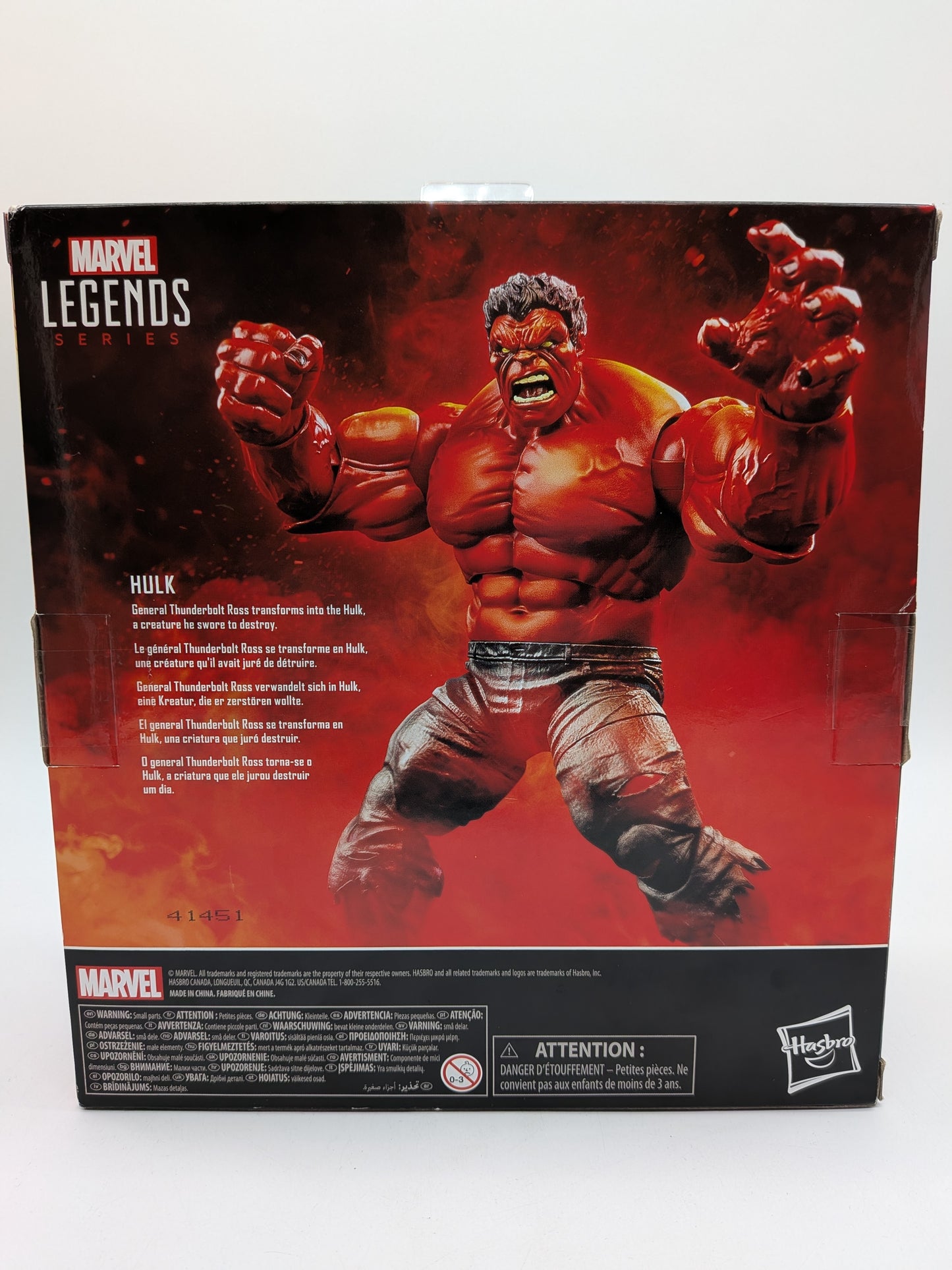 Hasbro 2020 Marvel Legends Red Hulk Action Figure