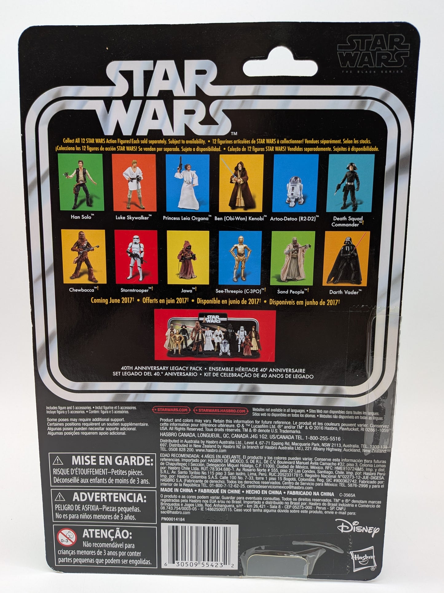 Hasbro 2016 Star Wars The Black Series Retro Han Solo Action Figure