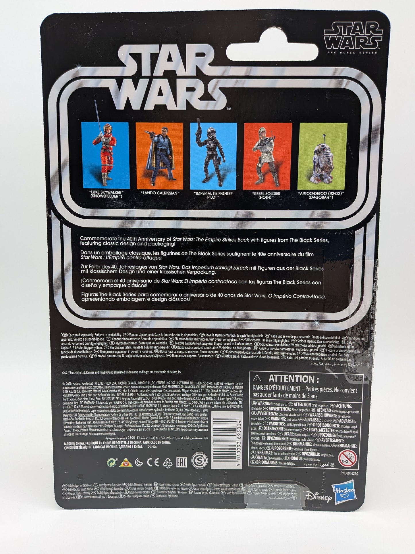 Hasbro 2020 Star Wars The Black Series Empire Strikes Back Retro Lando Calrissian Action Figure