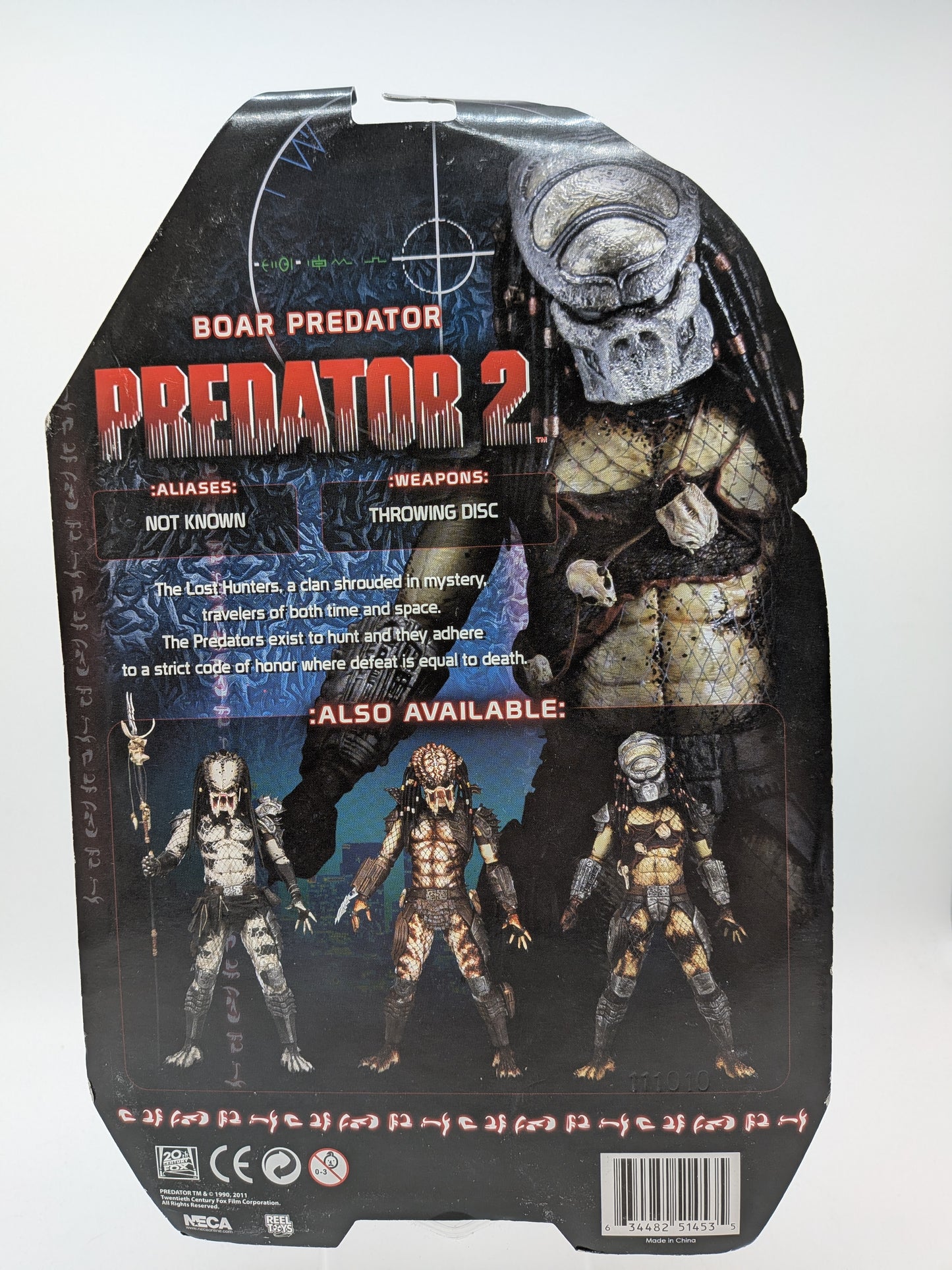 NECA 2011 Predator 2 Boar Predator Action Figure