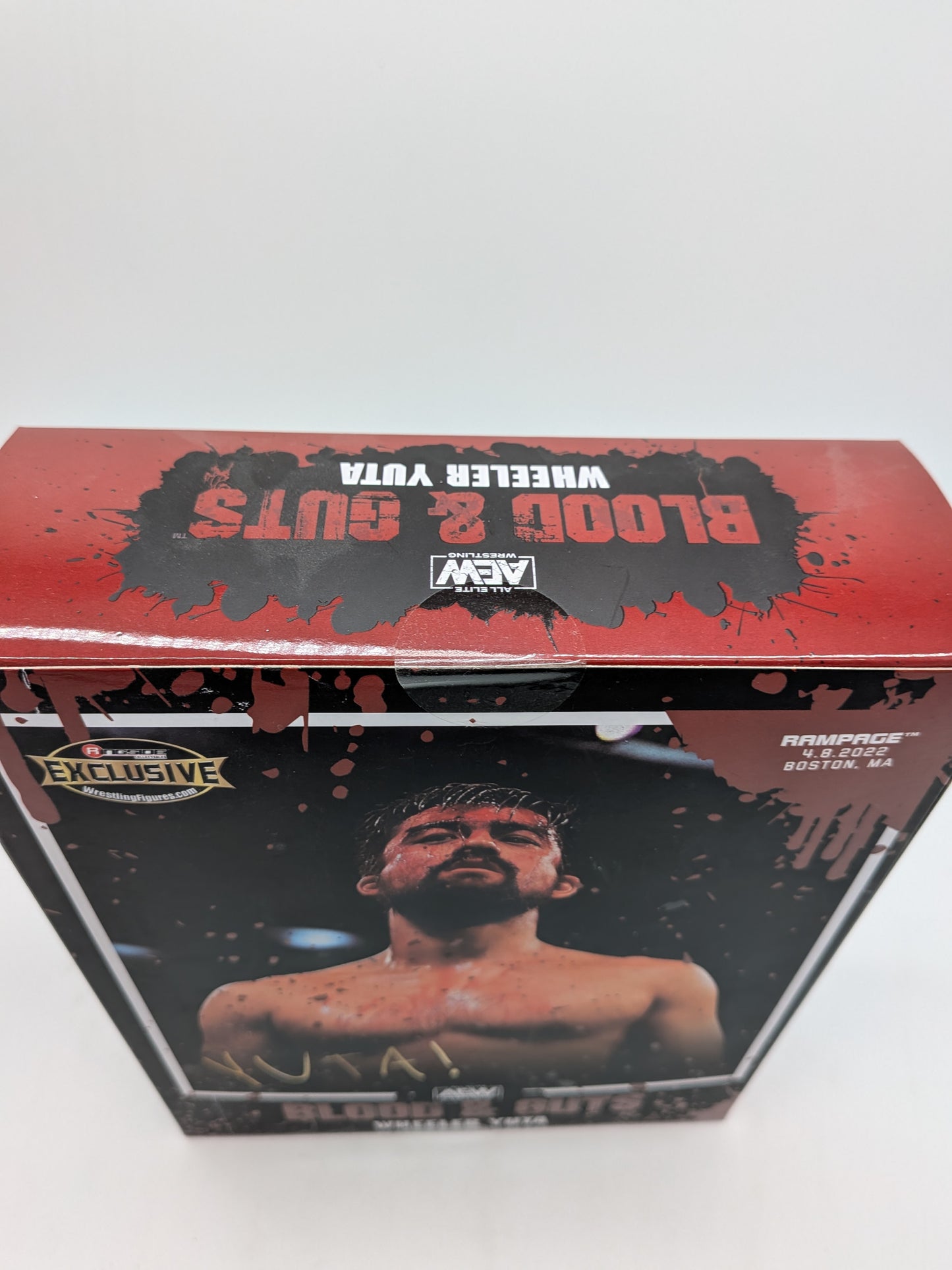 Jazwares 2023 AEW Blood & Guts Wheeler Yuta Action Figure (Ringside Exclusive)