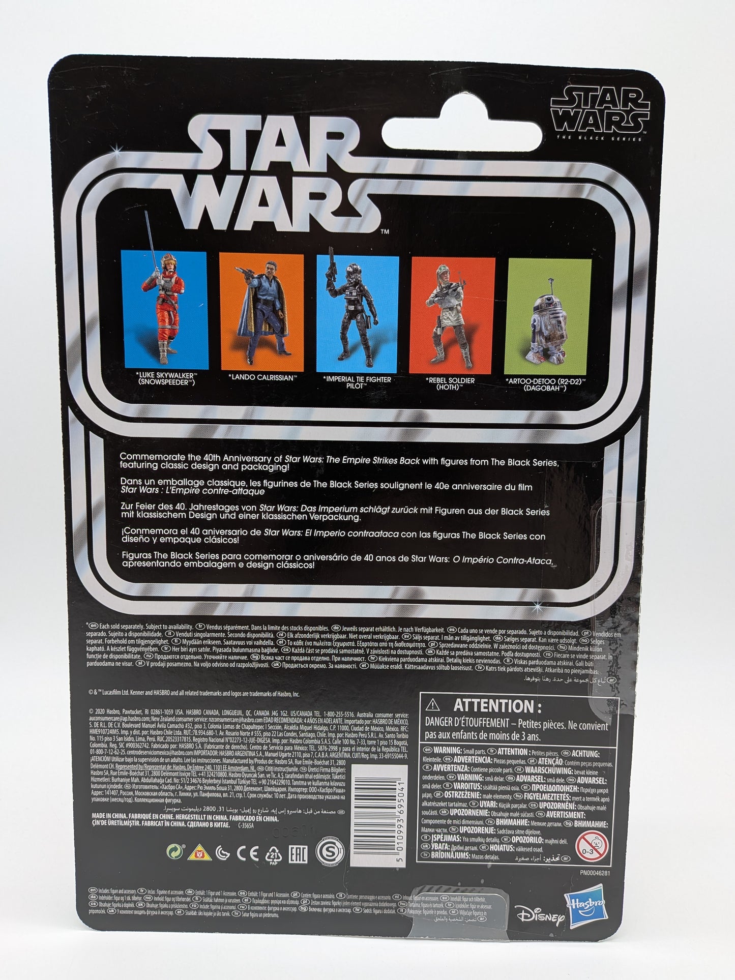 Hasbro 2020 Star Wars The Black Series Empire Strikes Back Retro Imperial Tie Fighter Pilot Action Figure