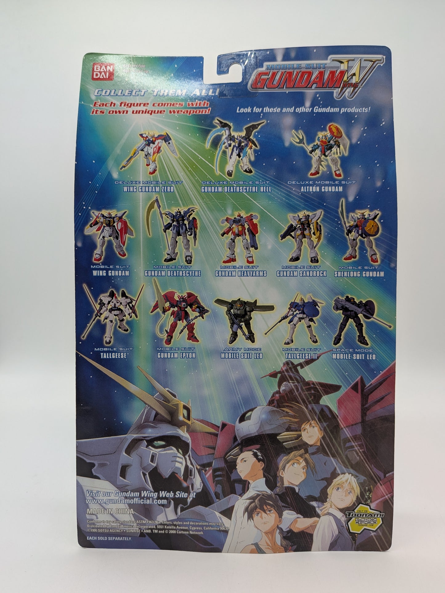 Bandai 2000 Mobile Suit Gundam Wing Gundam Deathscythe Action Figure