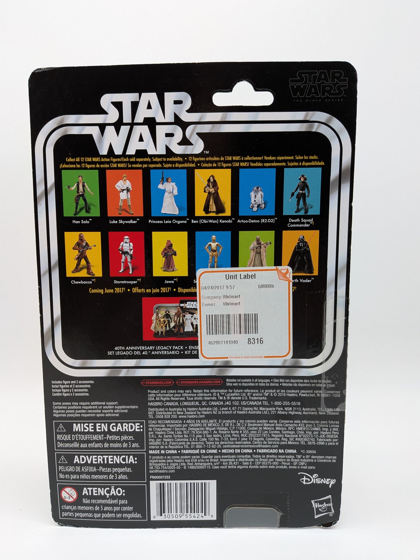 Hasbro 2016 Star Wars The Black Series Retro Luke Skywalker Action Figure