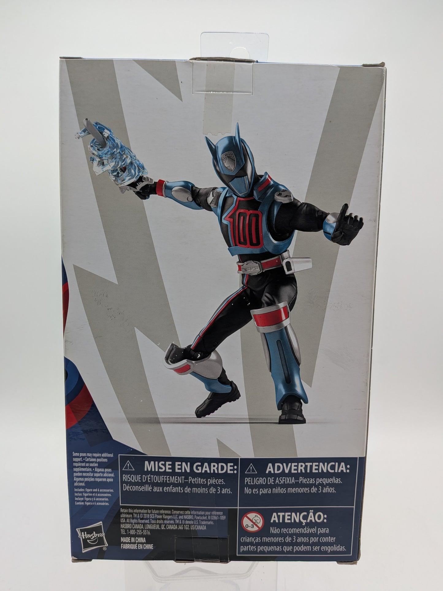 Hasbro 2018 Power Rangers Lightning Collection S.P.D Shadow Ranger Action Figure