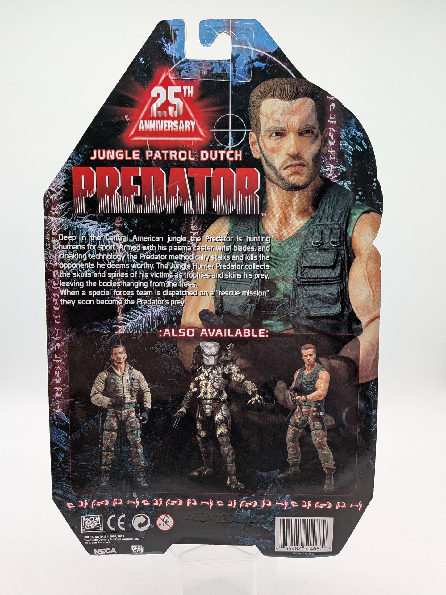 NECA 2013 Predator Jungle Patrol Dutch Action Figure