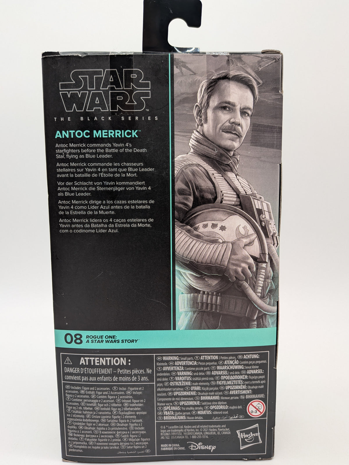 Hasbro 2021 Star Wars The Black Series Rogue One Antoc Merrick Action Figure, photo 2 of 2