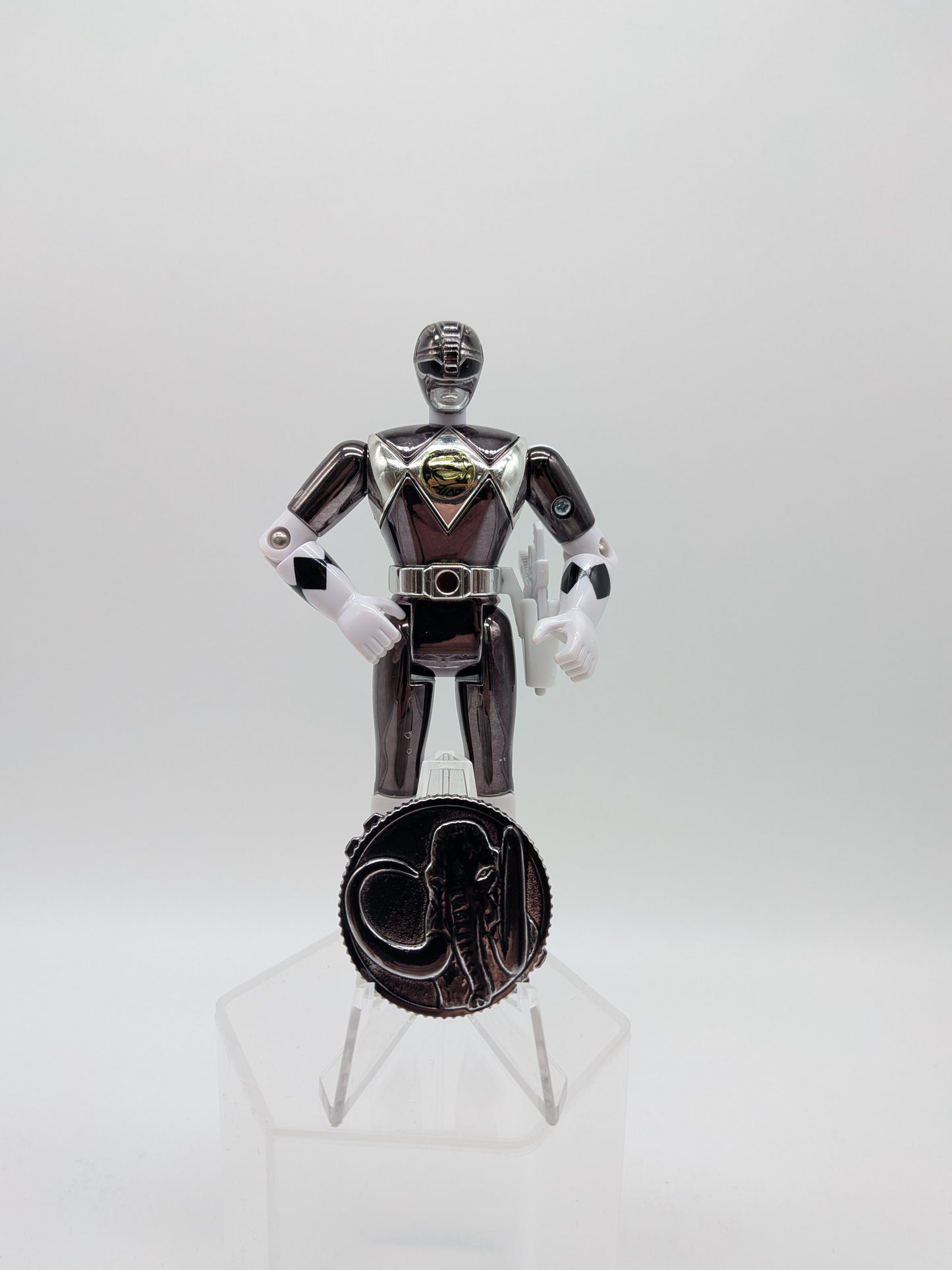 Bandai 1995 Mighty Morphin Power Rangers Movie Black Ranger Action Figure