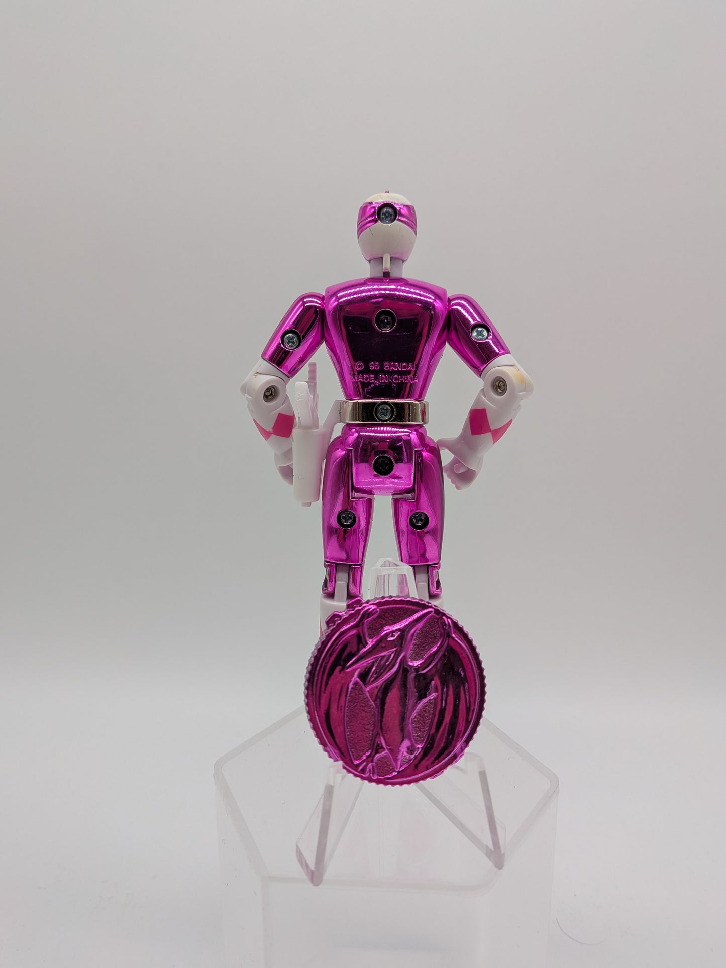 Bandai 1995 Mighty Morphin Power Rangers Movie Pink Ranger Action Figure