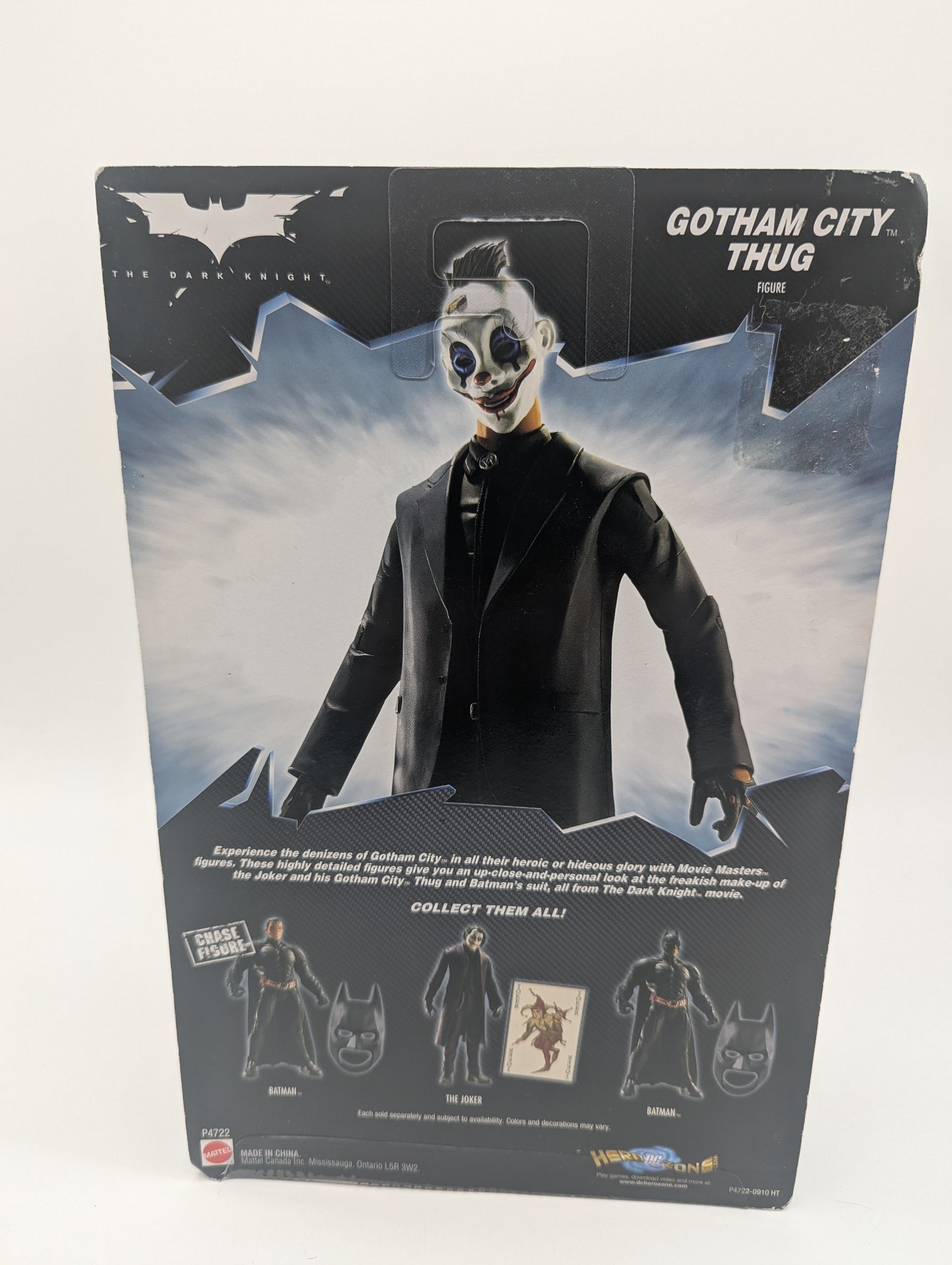 Mattel 2008 The Dark Knight Gotham City Thug Action Figure