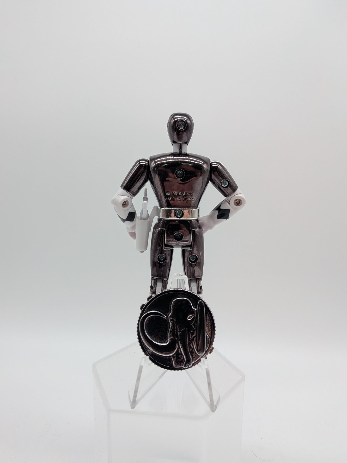 Bandai 1995 Mighty Morphin Power Rangers Movie Black Ranger Action Figure