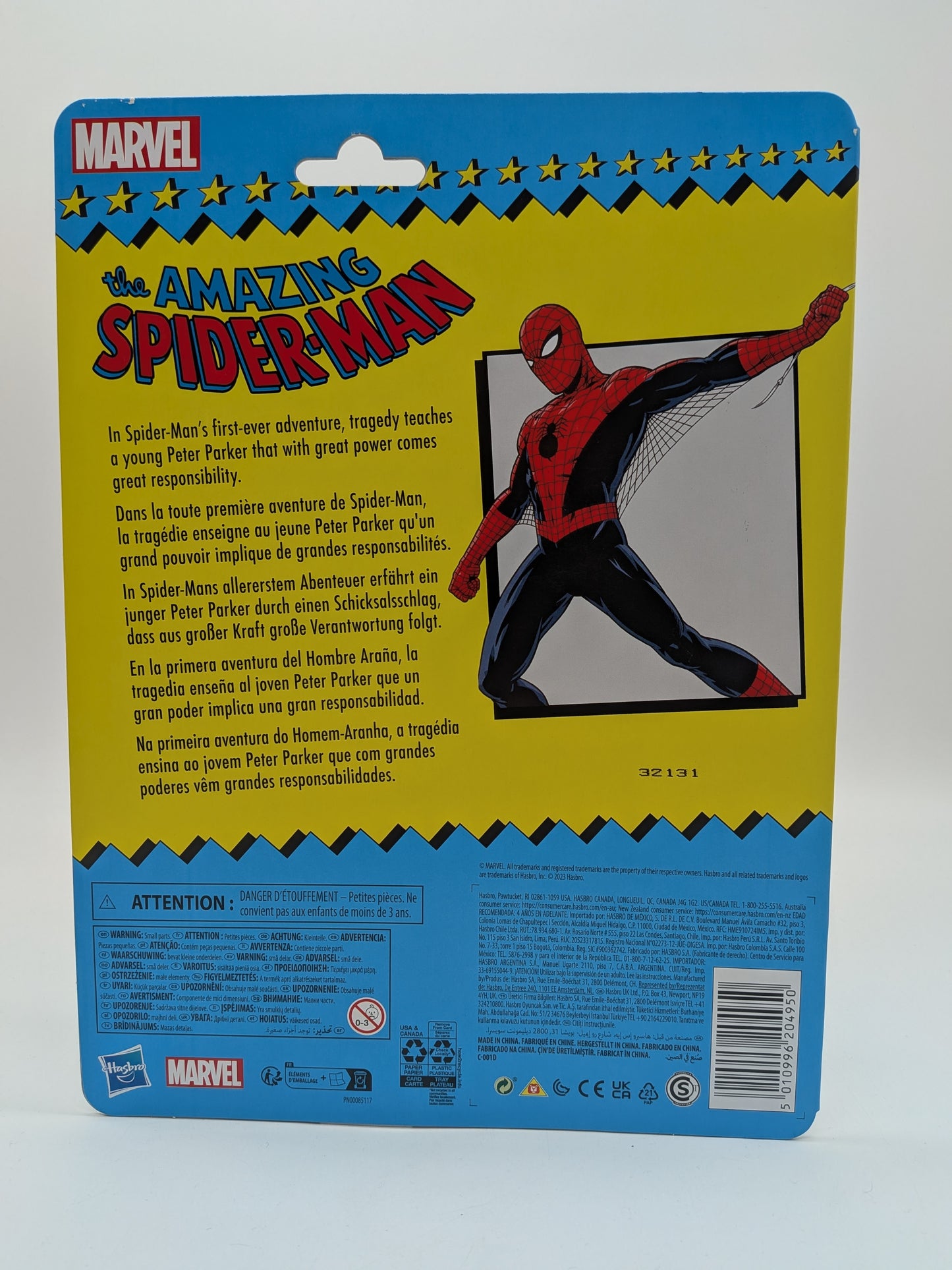 Hasbro 2023 Marvel Legends Retro The Amazing Spider-Man Action Figure